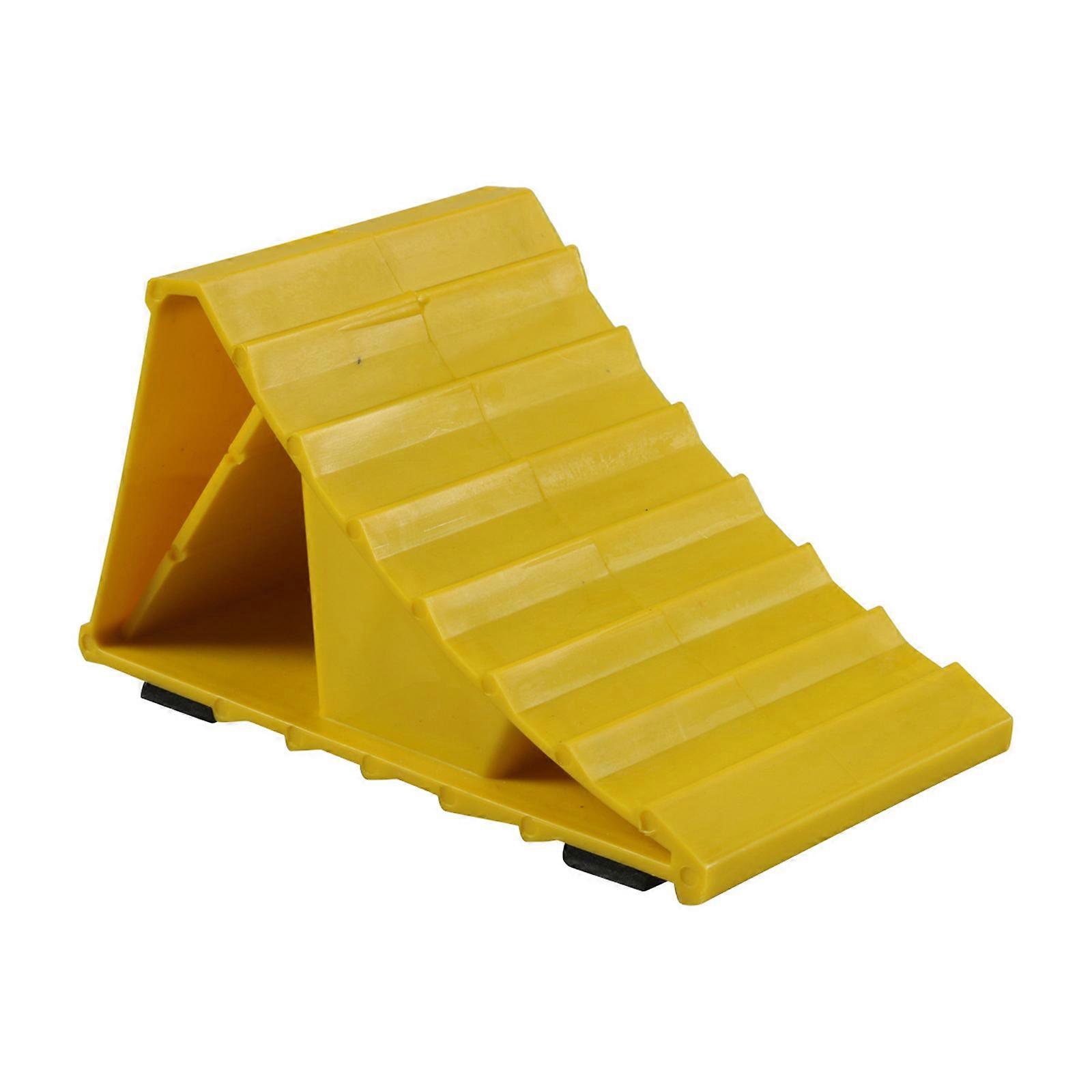 Wheel Chocks, Nonslip Base, Suitable for Most Tyre Sizes, Stable Chocks for Trailer, Without Rope, Lightweight Multicolor