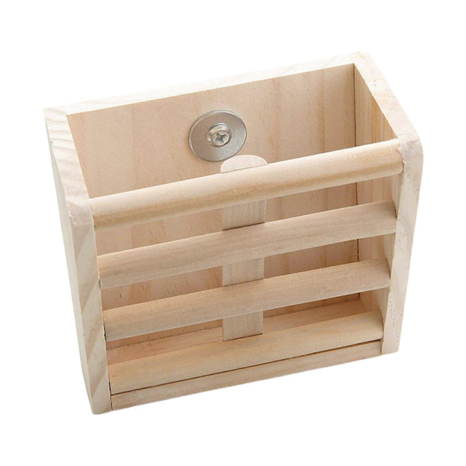 Hanging Large Capacity Hanging for Hay Feeding Platform Less Wasted Wood Rabbit for Hay Feeder Small Animal Feeding Supp