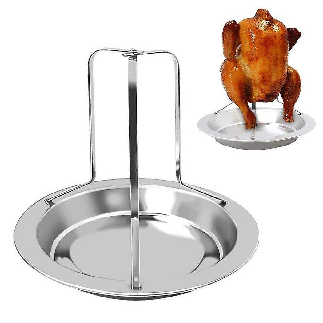 Chicken Roasting Rack Stainless Steel Non-Stick Vertical Chicken Holder BBQ Rack Stand For Oven Or Grill