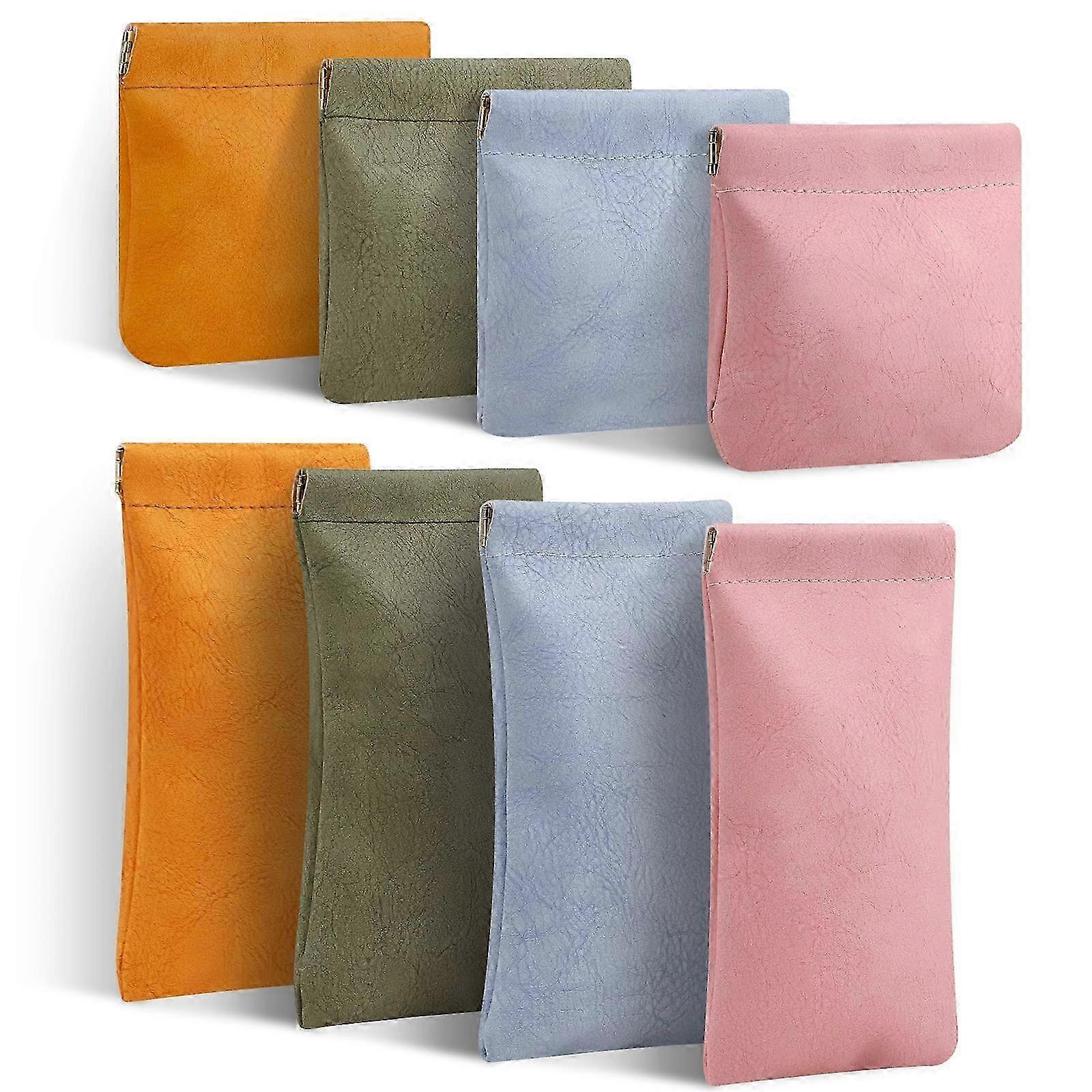 طقم حقائب مكياج من 8 قطع مع حقيبة نظارات