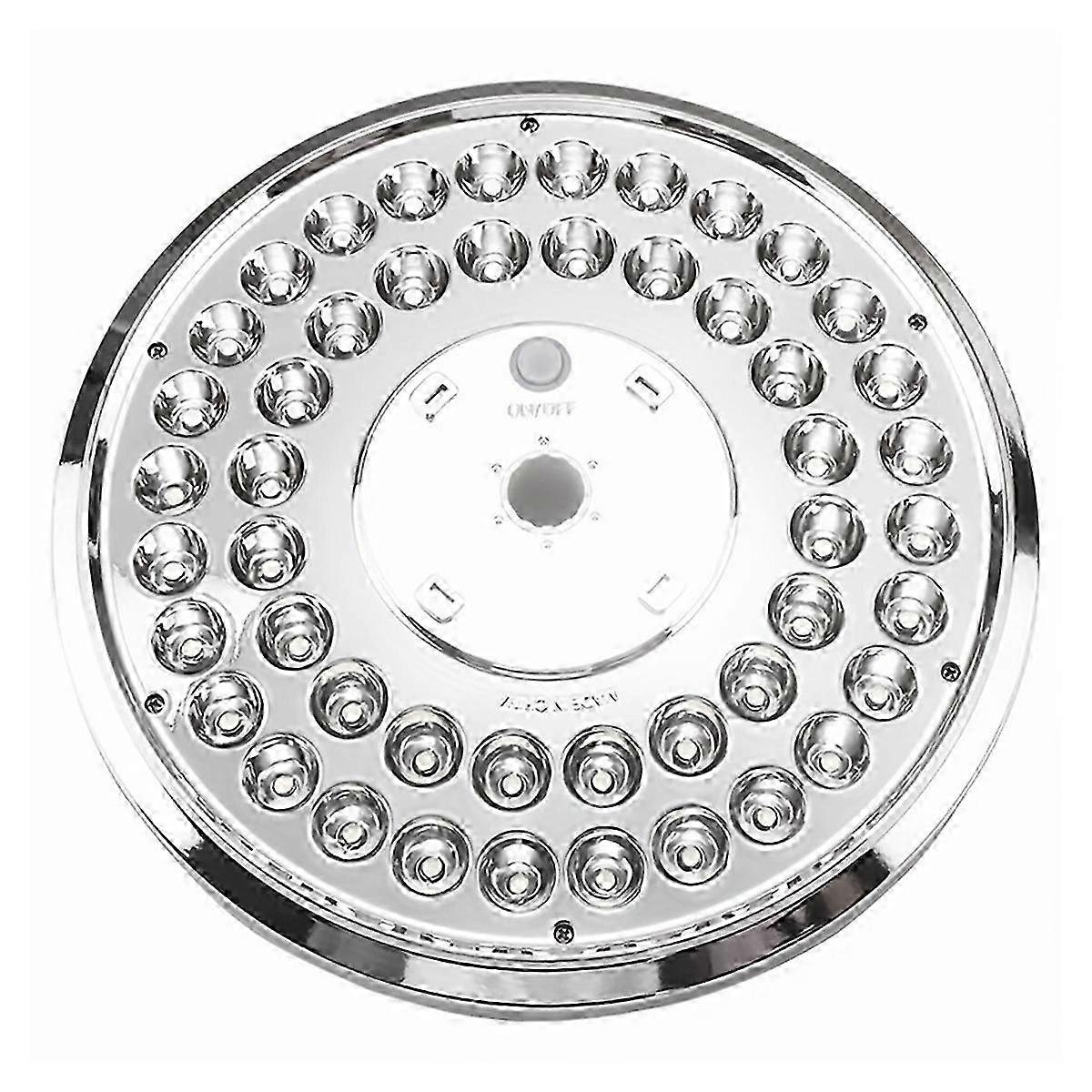 Outdoor Solar-Powered Flagpole Spotlight with 48 LEDs