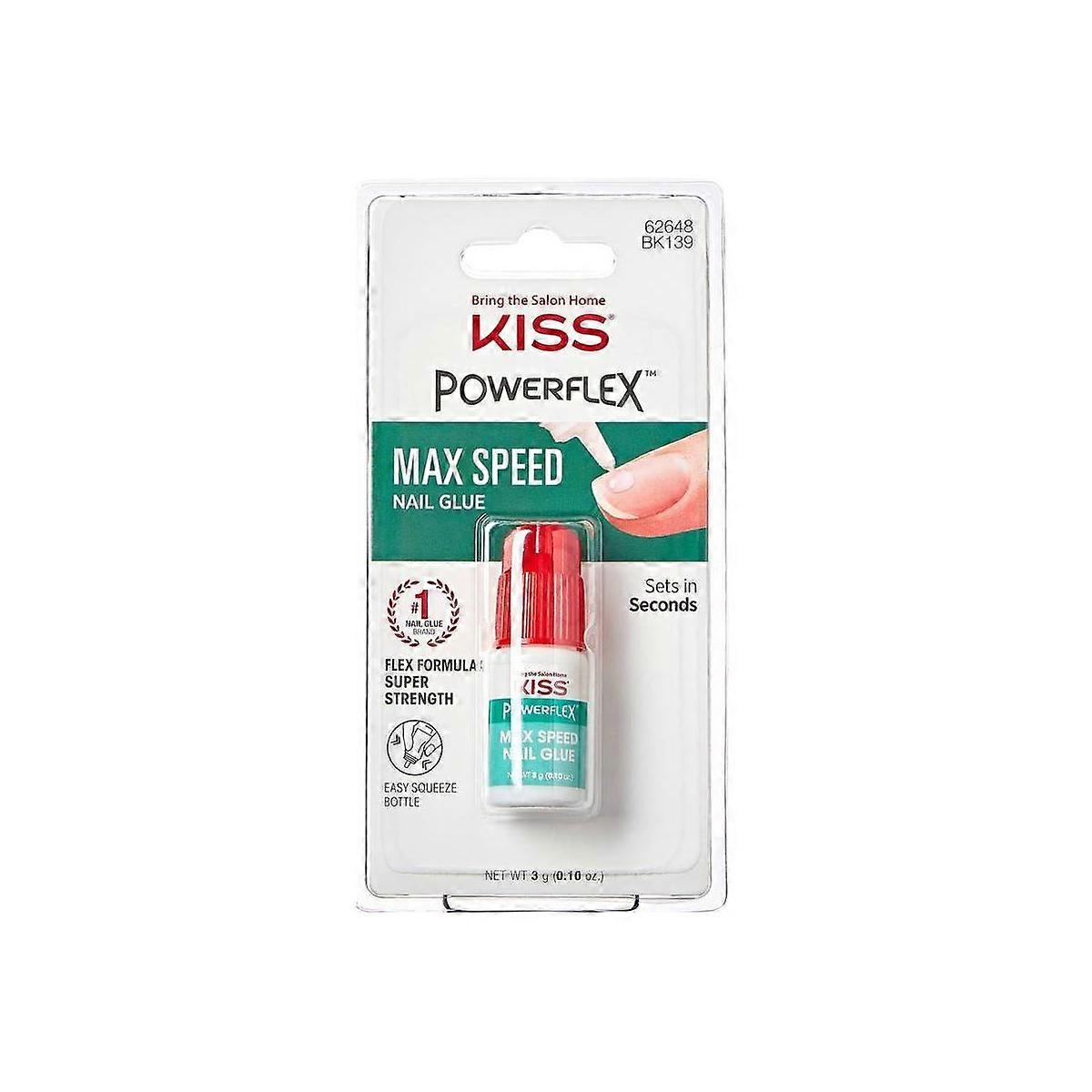 Kiss Powerflex Maximum Speed Nail Glue - 0.10oz