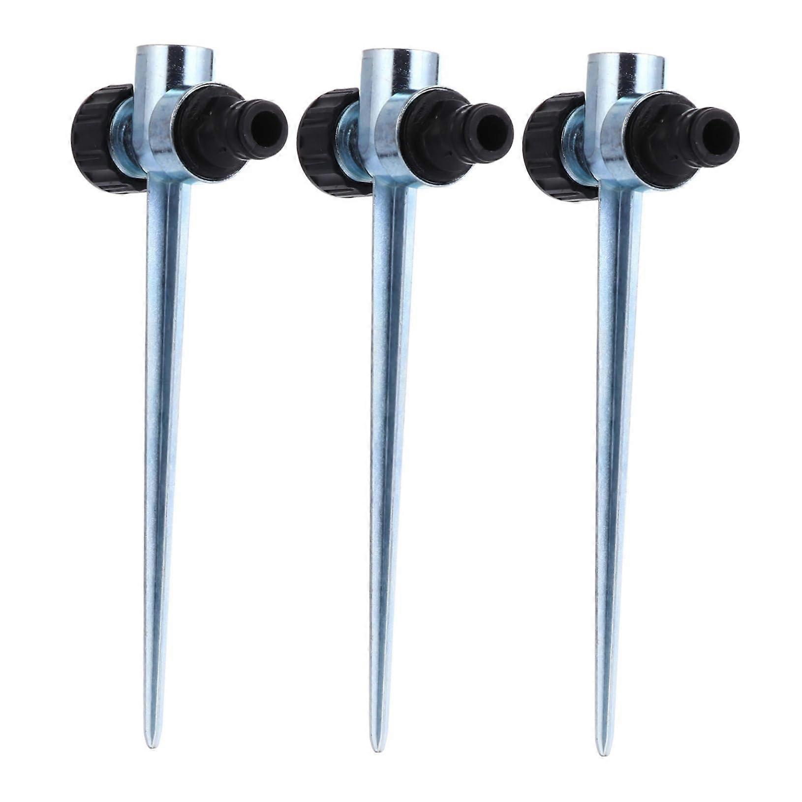 Ground Spikes for Lawn Sprinklers 3-Pack, Stable Base for Garden Sprinklers, Compatible with Irrigation Hoses