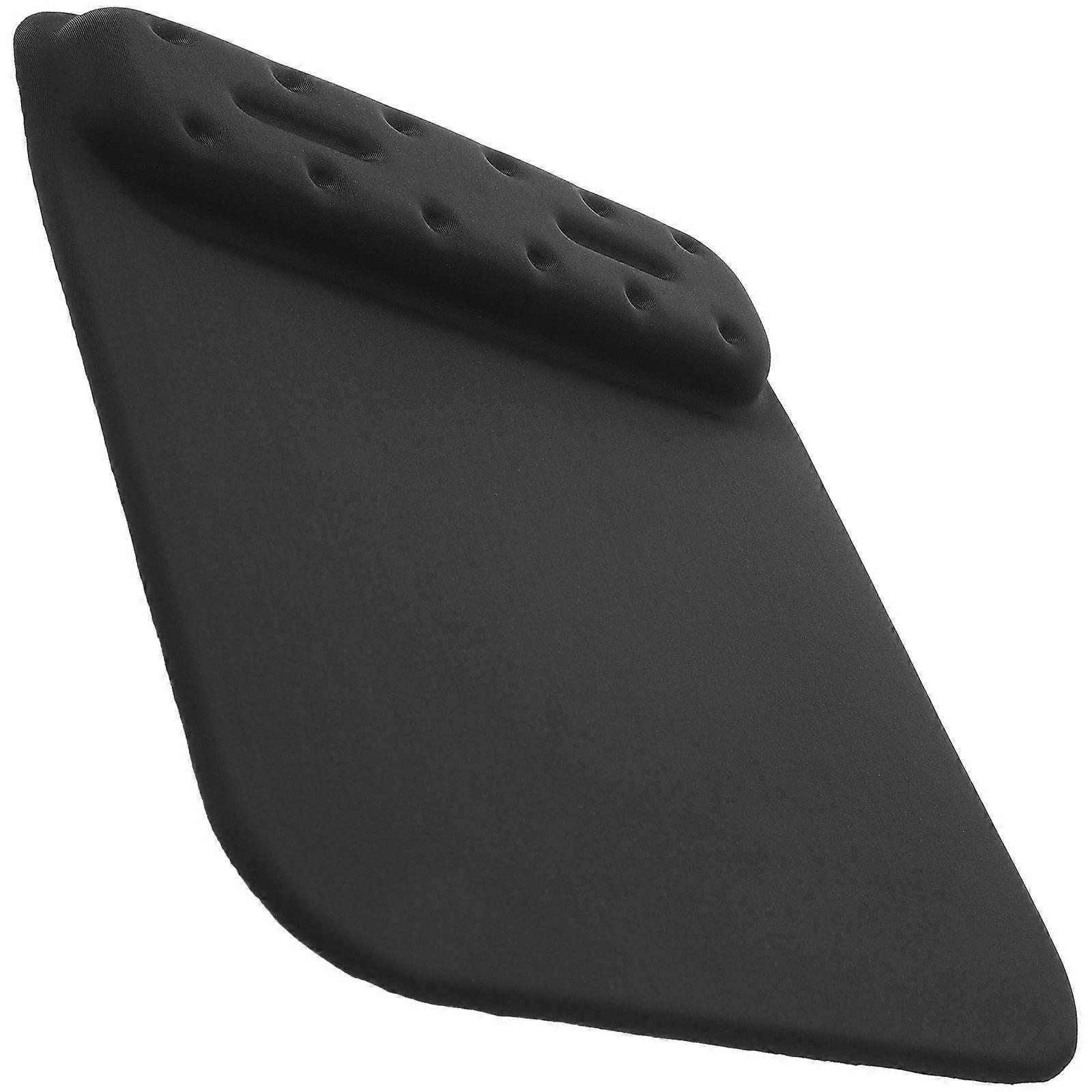 Wrist Support Desk Pad with Smooth Glide Surface and Firm Non-Skid Rubber Base