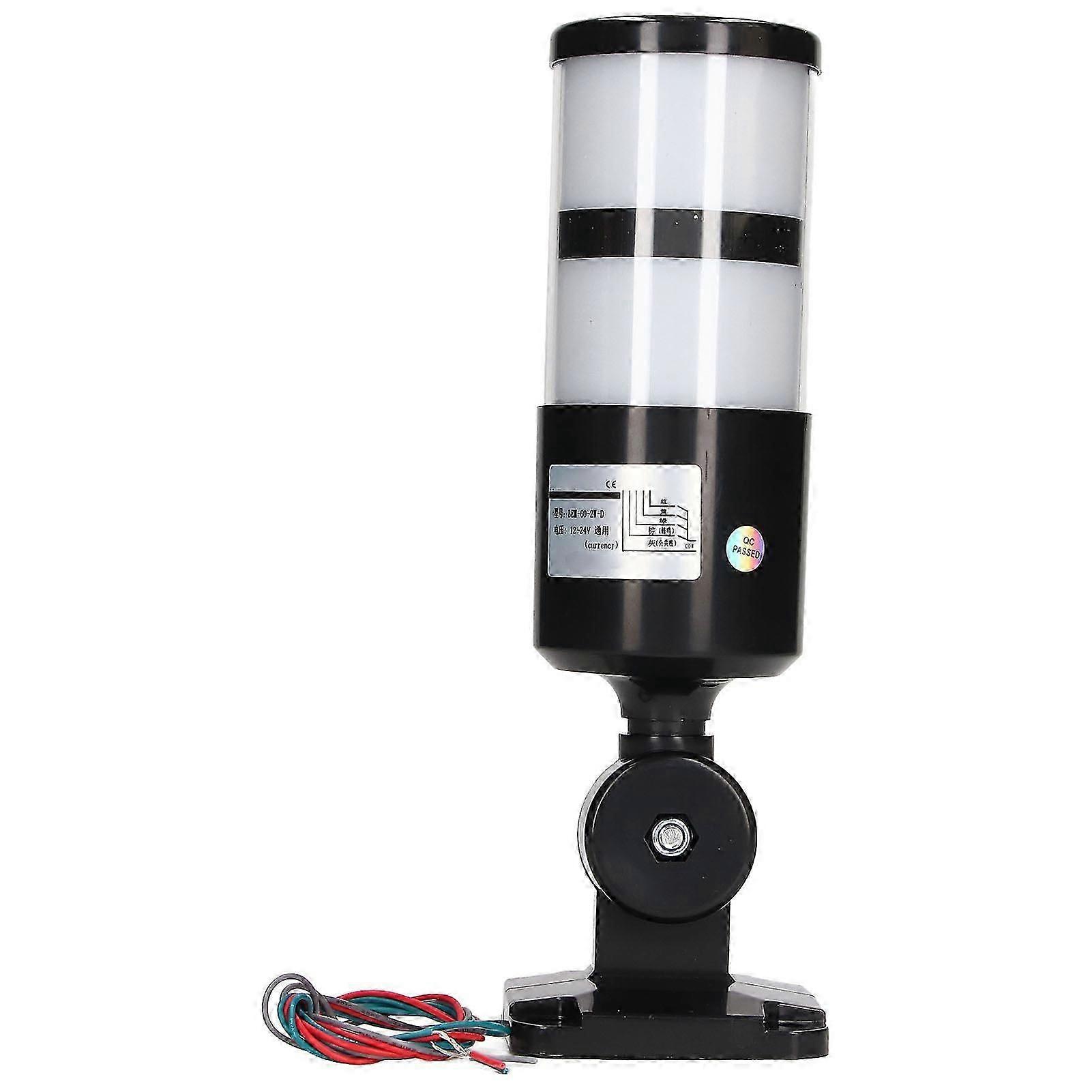 BERM LED Signal Tower Stack Light Industrial Warning Column Lamp Flashing Foldable 2 Layer