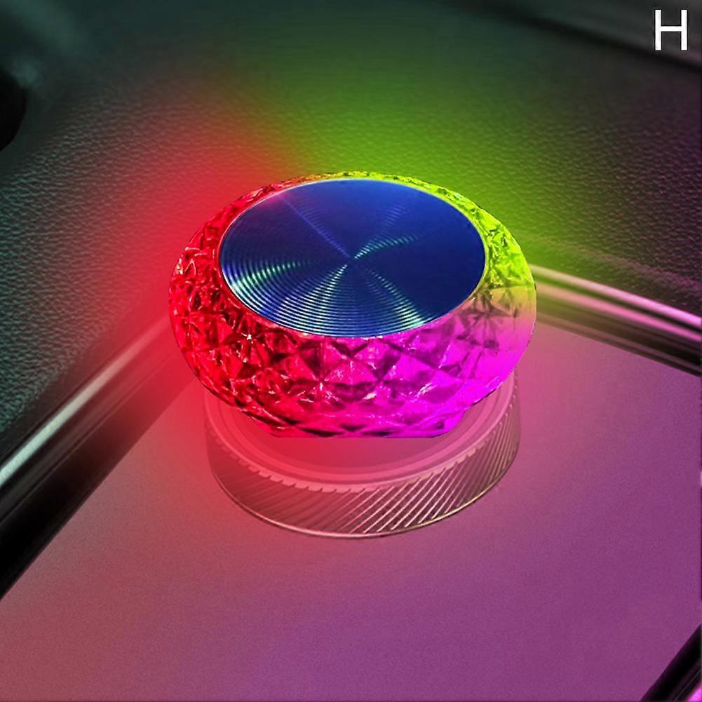 Colorful gradient (H)$ New car USB atmosphere light LED colorful night light free modification car atmosphere light decorative light