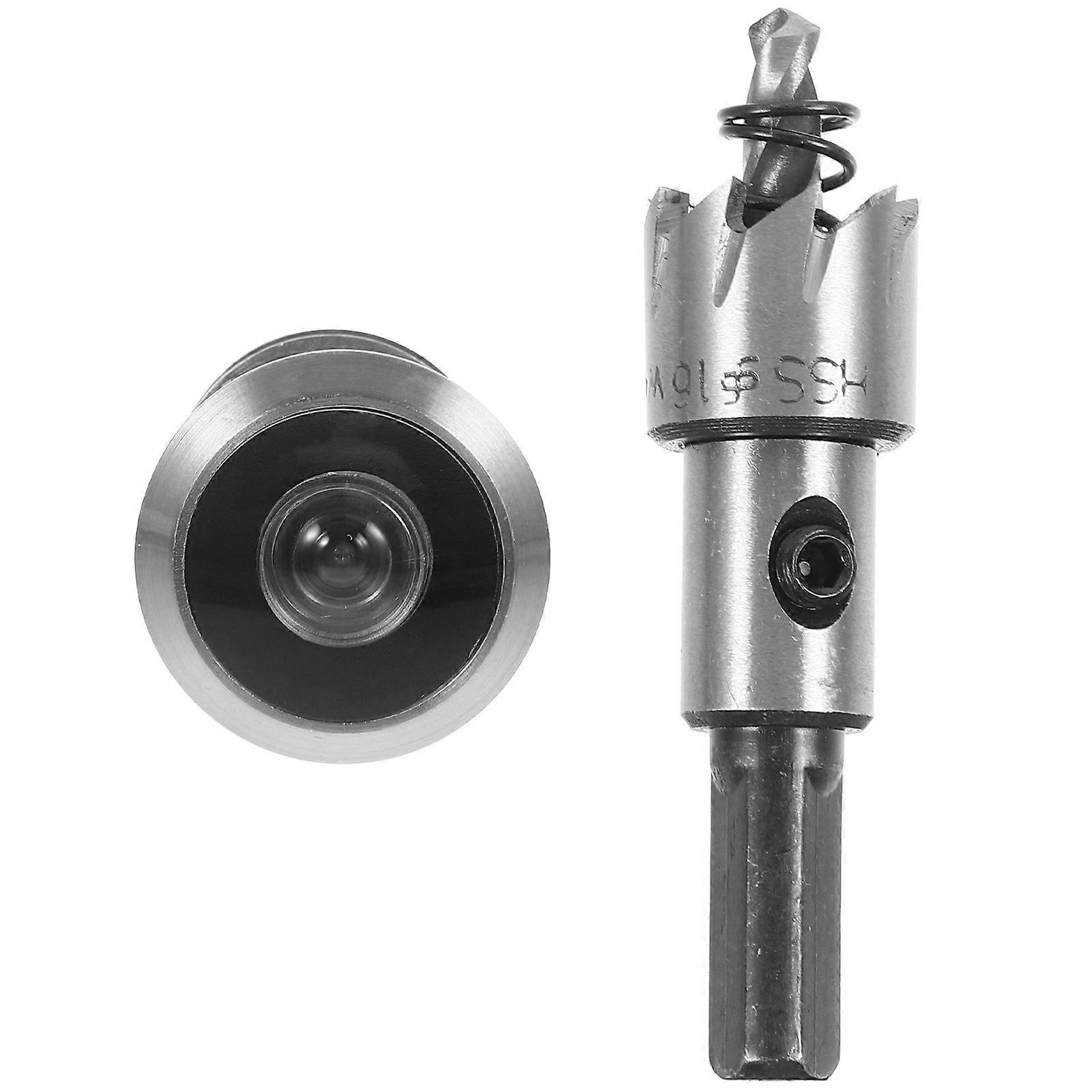 1 Set Door Peephole With Drill Privacy Viewer Door Viewer Door Metal Security Peephole