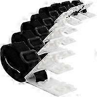 Set of 8 universal fixing straps suitable for pool covers for a variety of brands and applications