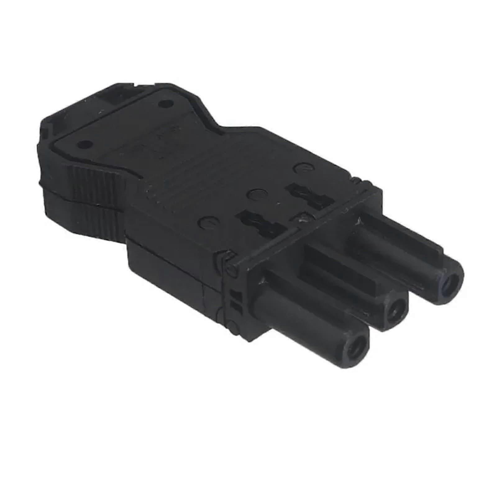 1 piece GST18i3compatible quickconnect terminal blocks 3 to 3 malefemale power connectors Ttype LED lighting plug type H 1 to 3 (Female)