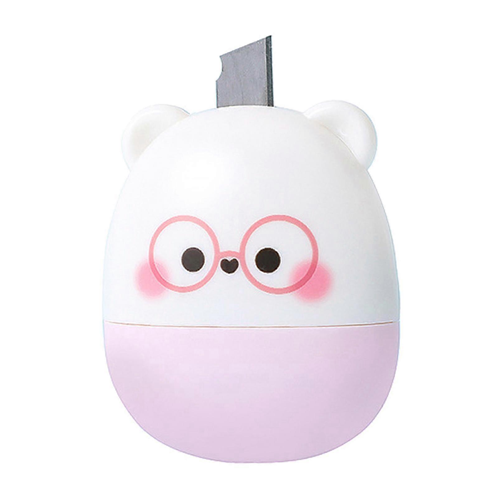 Safety ID Roller Stamp Cute Bear Shape Refill Identity Privacy Roller Stamp