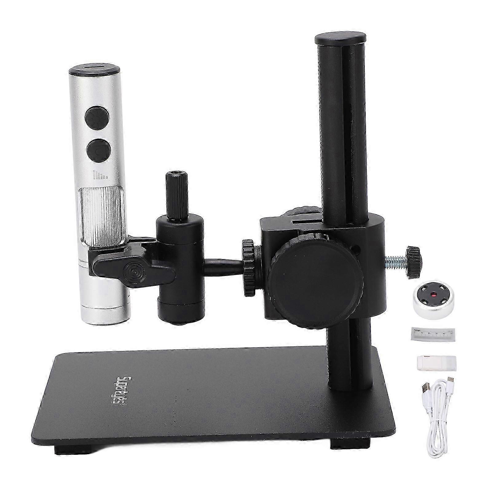 Handheld-Digitalmikroskop Einstellbares 750-faches Vergrößerungsobjektiv 12MP USB-Mikroskop mit Infrarotlicht