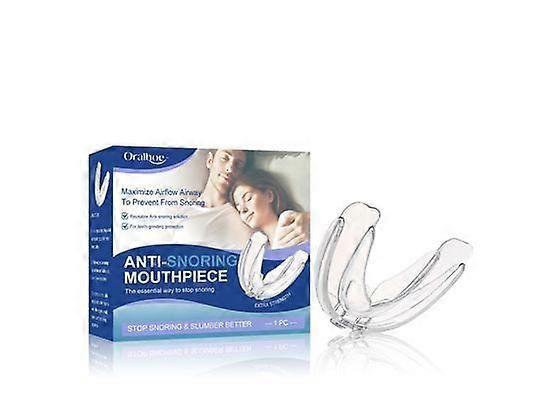 Snoring Stopper, Anti Snoring Mouthpiece Snoring Stopper, Snoring Splint Against Teeth Grinding and Snoring, Adjustable Grinding Splint for Night to I