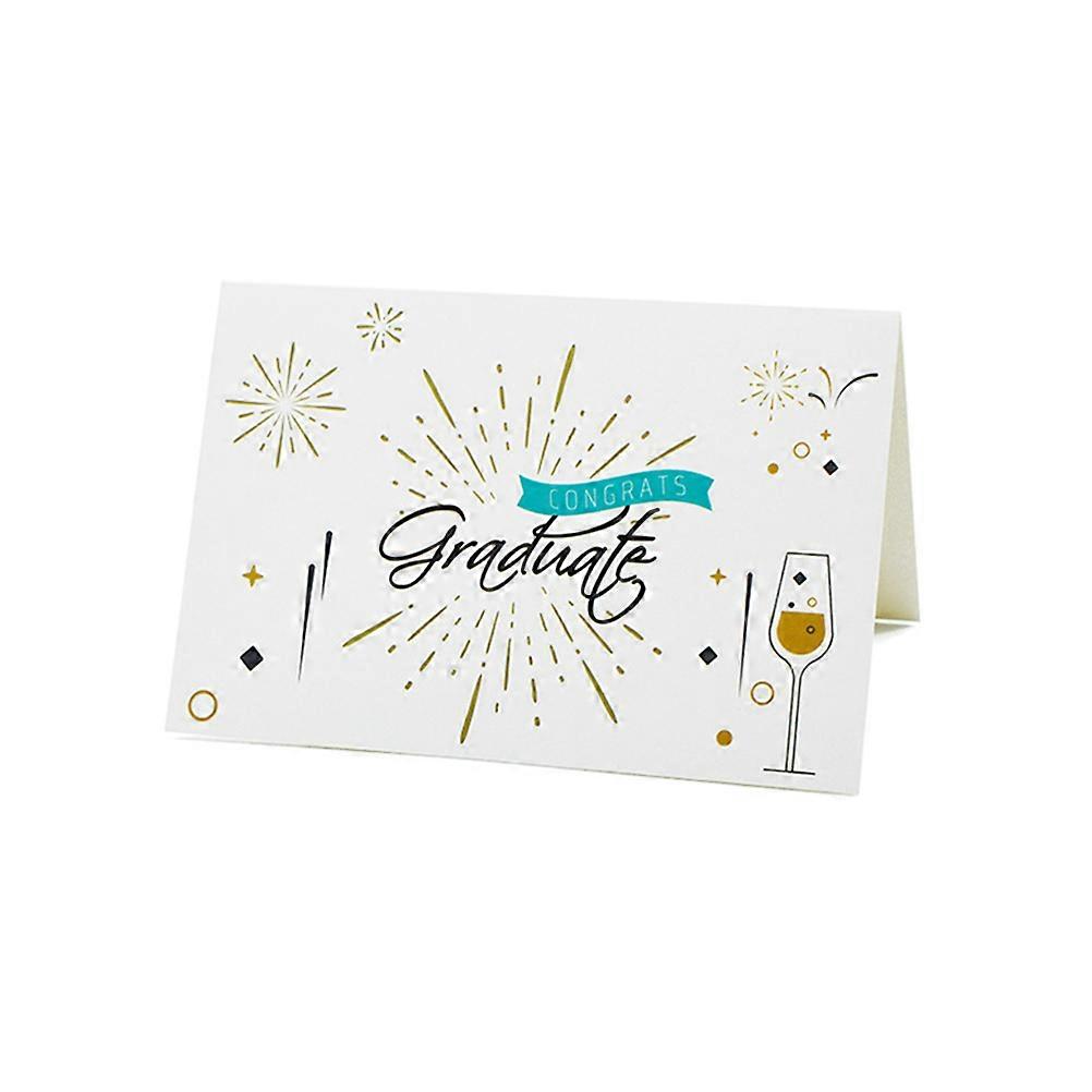 Greeting Card Premium Congratulation Cards Assorted Color Rectangle Shape Wishes Graduations Weddings Engagements 24Pcs