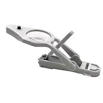 Suitable for LED Light Magnifying Glass Nail Clippers for Elderly and Children, Enhanced Precision Gift-si xi