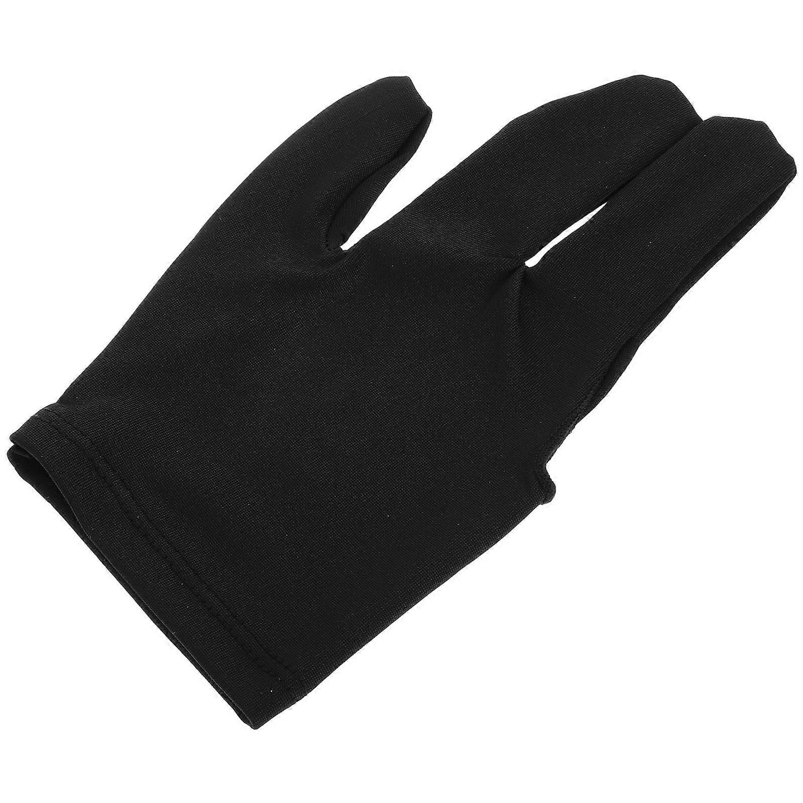 Pool Cue Glove Three Finger Billiard Gloves Pool Playing Antislip Surface 1Set