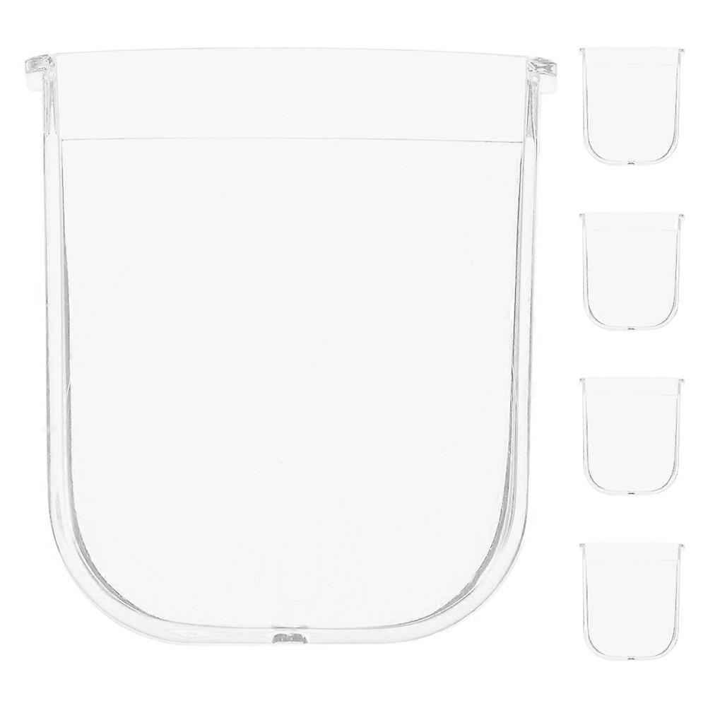 Condensation Collector Box for Electric Pressure Cookers Water Collection Square Transparent 6.20X5.80X1.50CM Easy to Clean 5Set