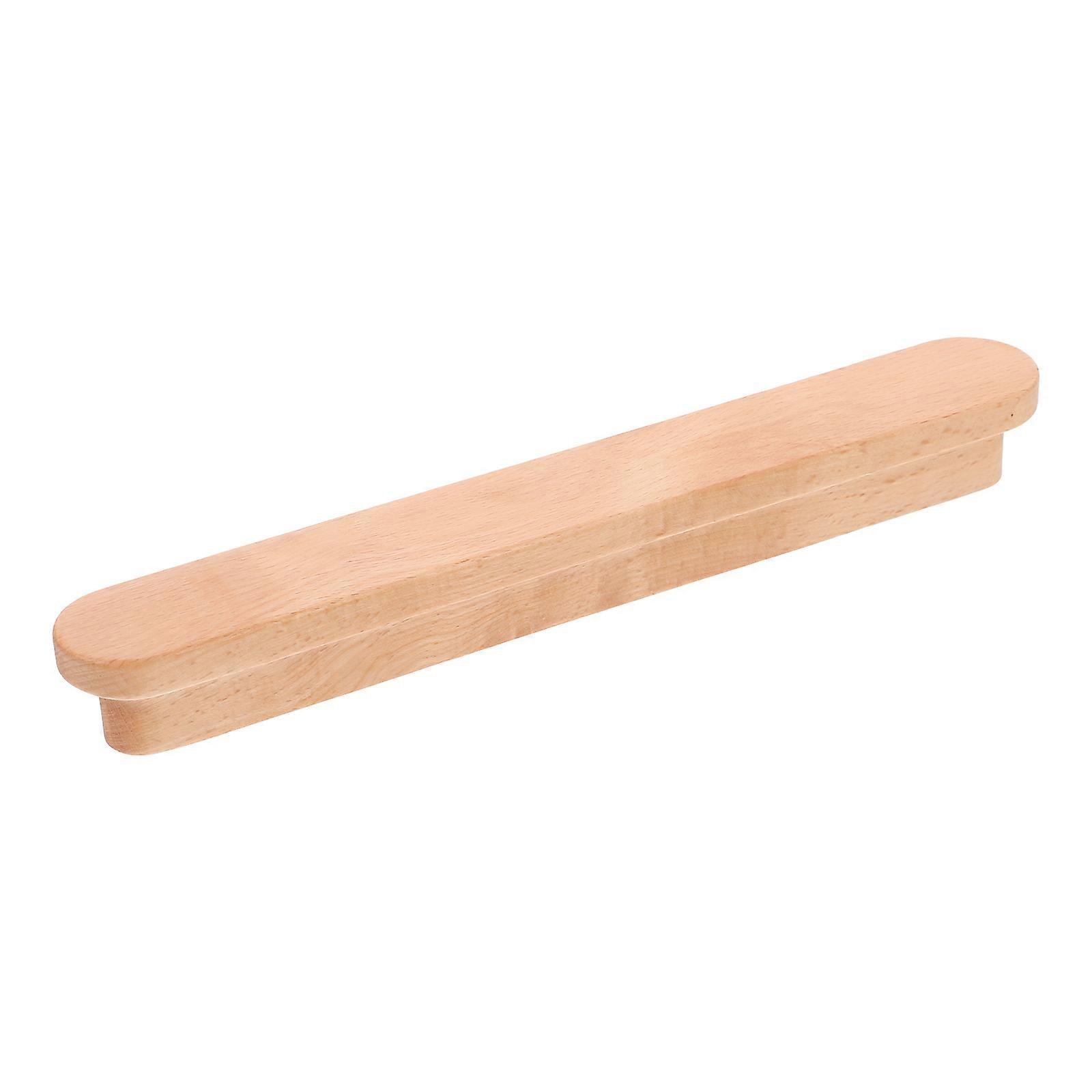 Knobs for Cabinets and Drawers Wood Dresser Knobs Easy Installation Beige 20.00X2.80X2.40CM 1Set