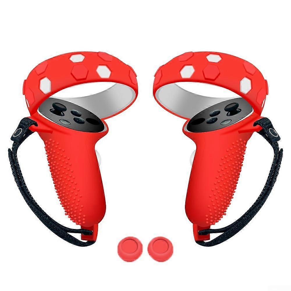 Advanced protection silicone covers, tailored to the lifespan of your VR equipment (red)