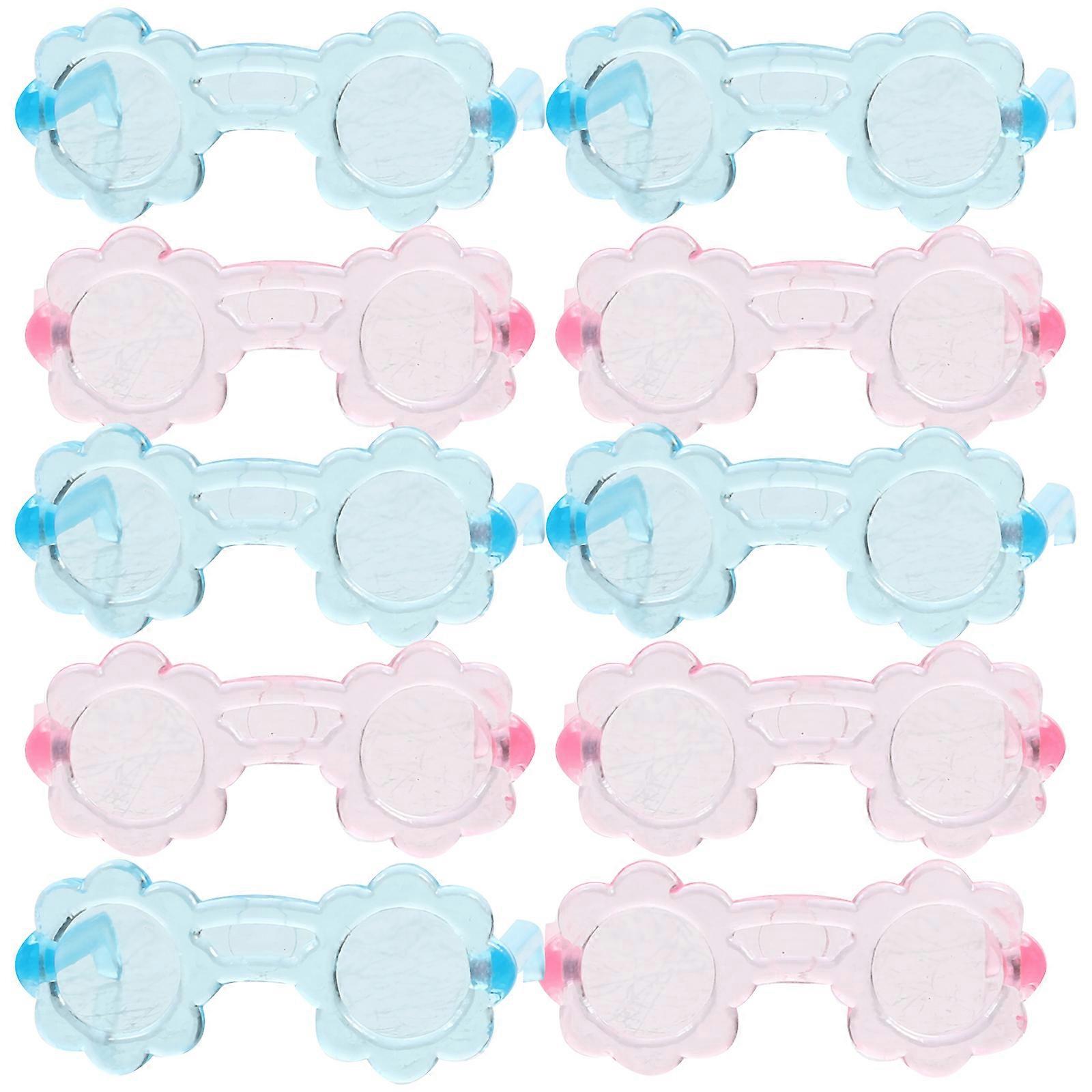 Blue Doll Sunglasses Photography Props Mini Size Christmas 20Pcs