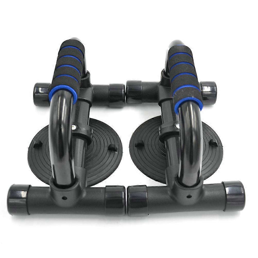 健美器材杆 H 型室内运动蓝色 23x15cm 俯卧撑 1 对