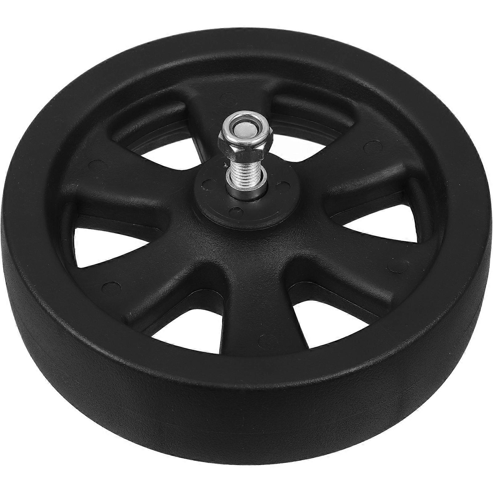Boat Trailer Roller With Brackets Easy Installation For Tight Spaces 8 Inch Black 1Pcs