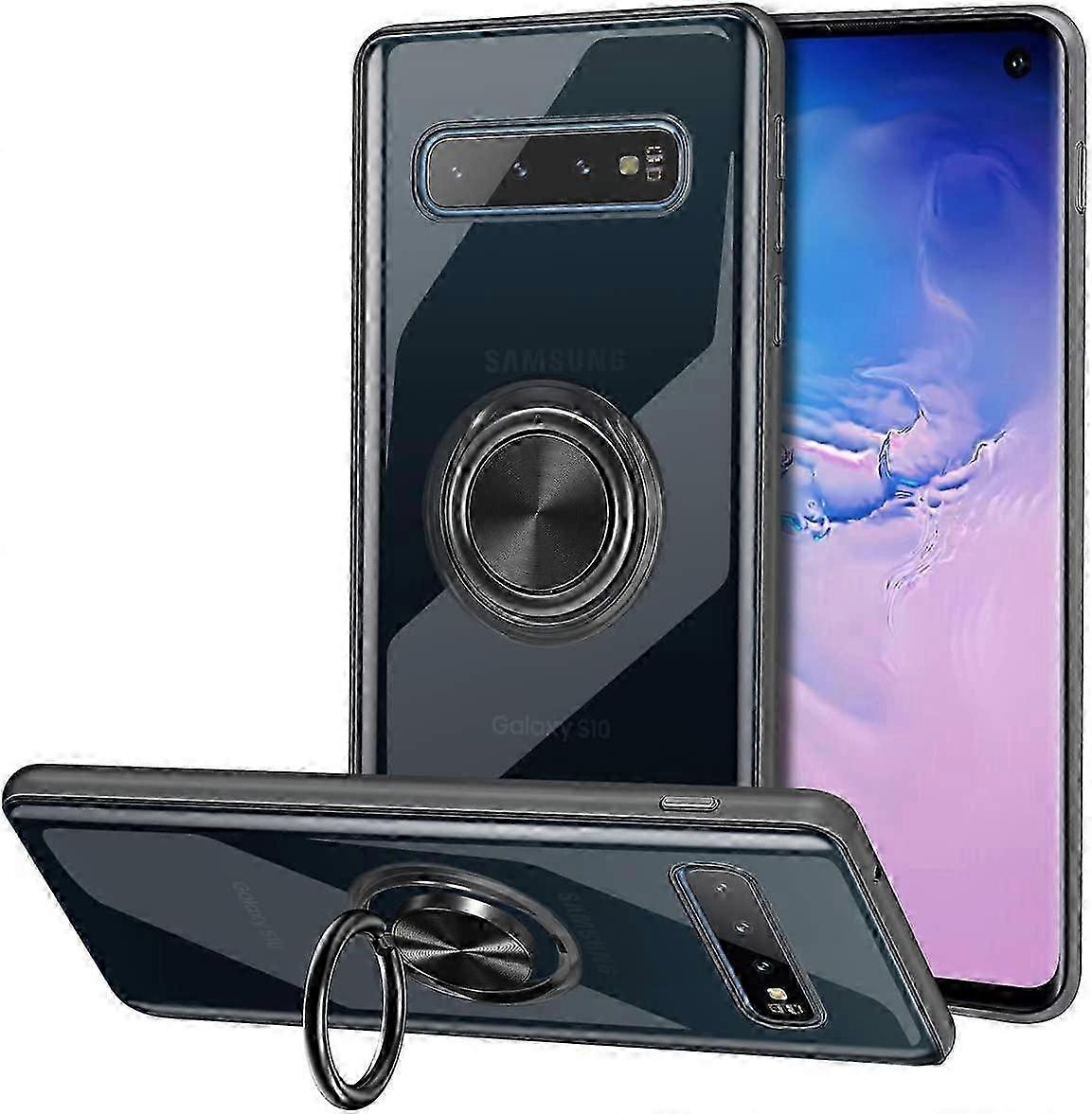 Phone Case Silicone Case with Ring Stand for Samsung Galaxy Series