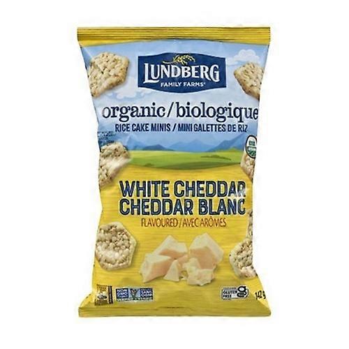 Lundberg Organic Rice Cake Minis White Cheddar, 142 Grams (Case Of 6)