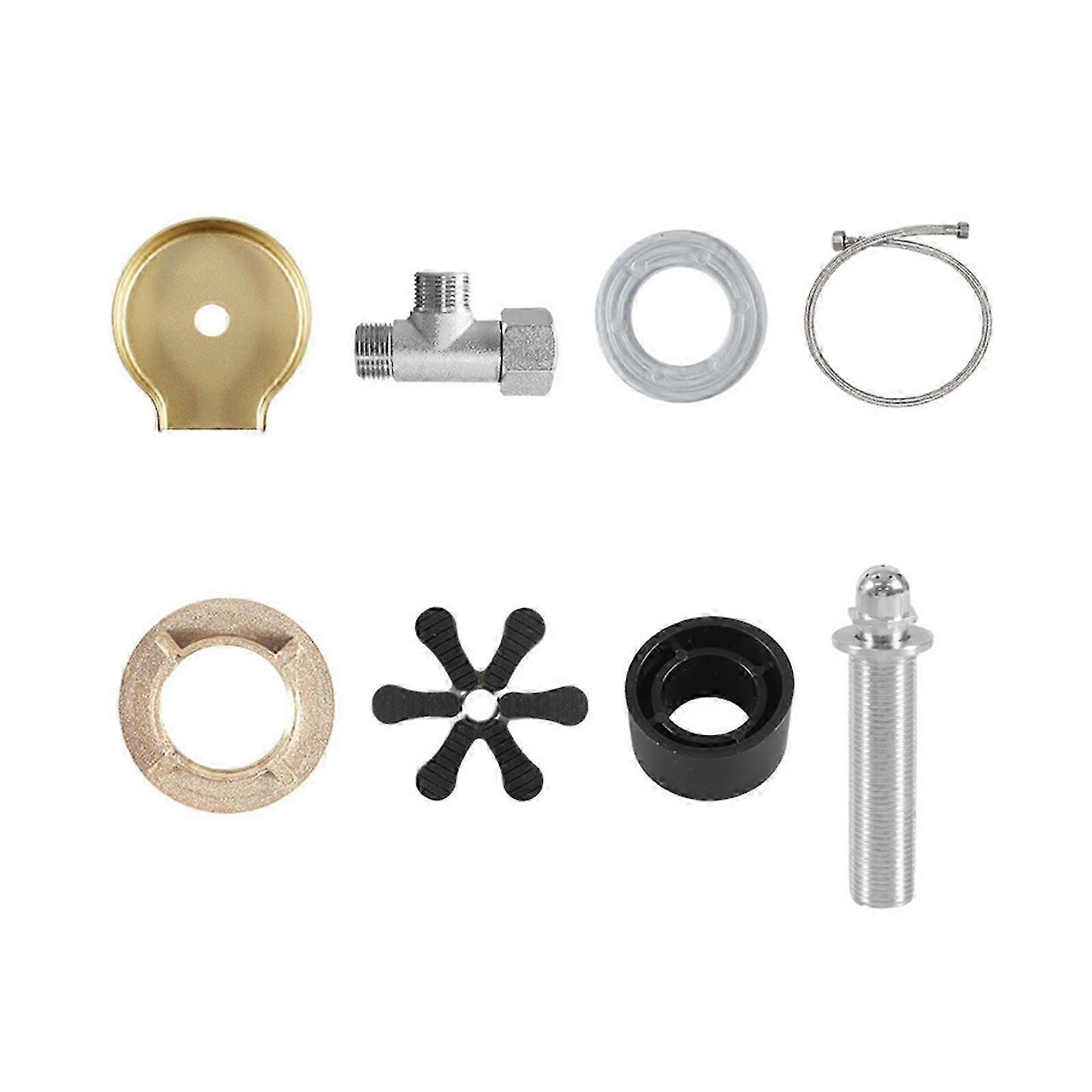 Glass Rinser Washer for Kitchen Sink with EU Adapter - Suitable for Various Brands - Silver Base