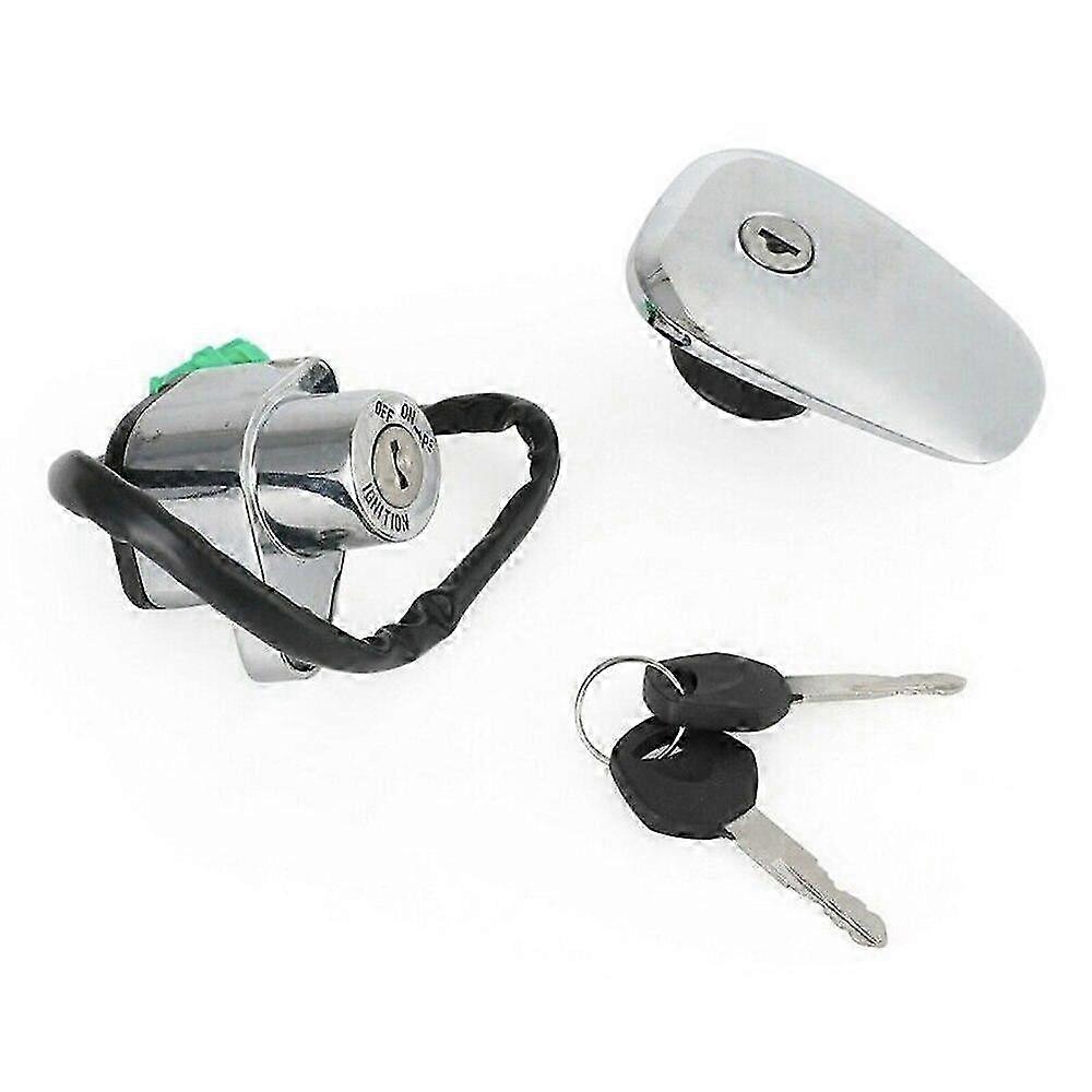 Ignition Switch Fuel Gas Cap Key Set Motorcycle for Suitable Brand Intruder VS400 VS600 VS700 VS750 VS800 VS1400 Boulevard S50 S83 85-09