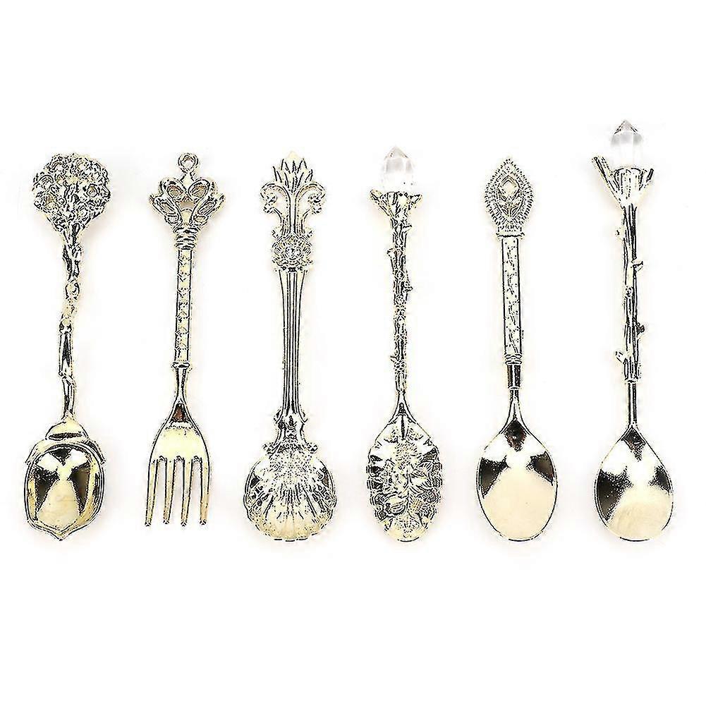 Vintage-Style Zinc Alloy Spoons and Forks Set