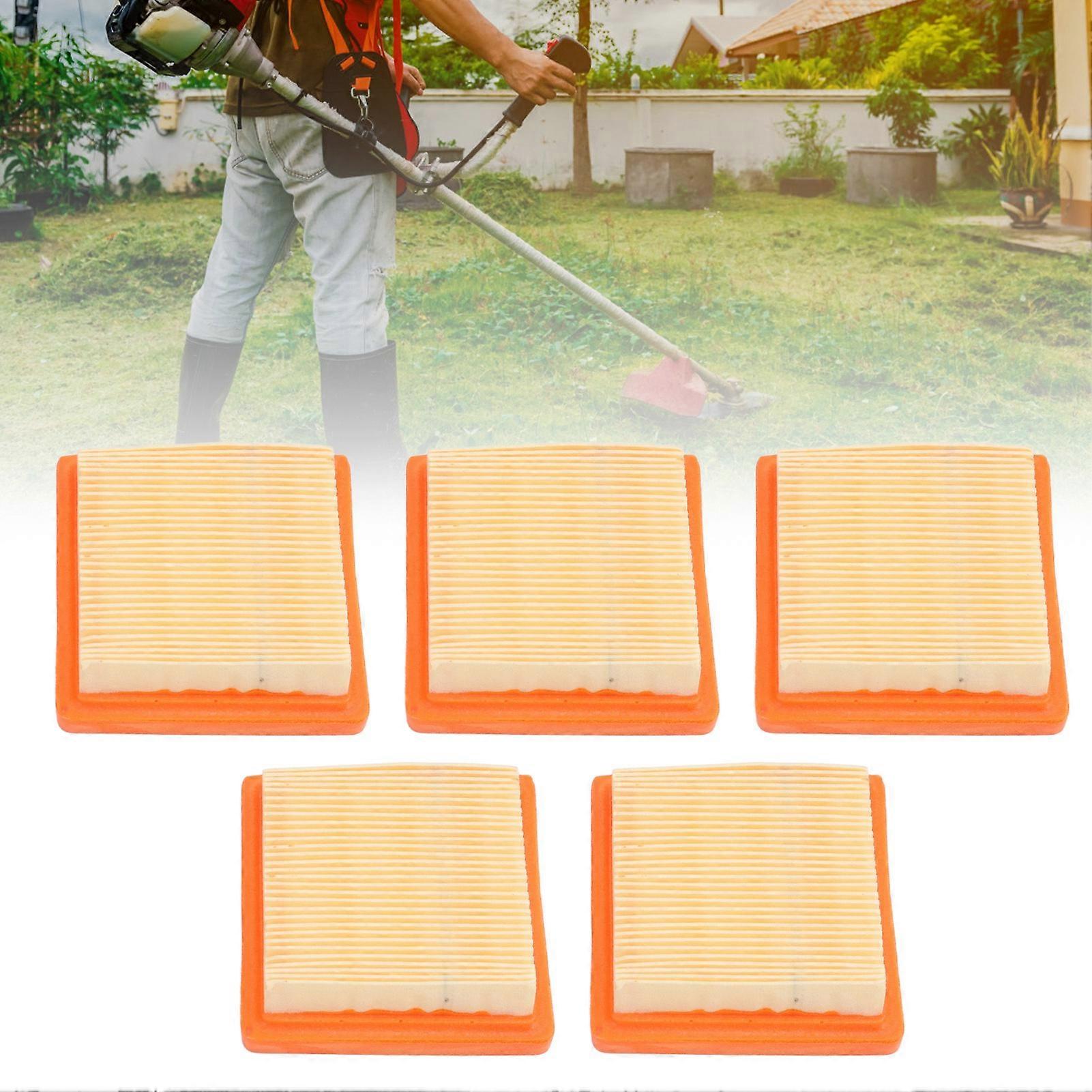 5PCS Trimmer Air Filter Paper Replacement for FS91 Garden Tool