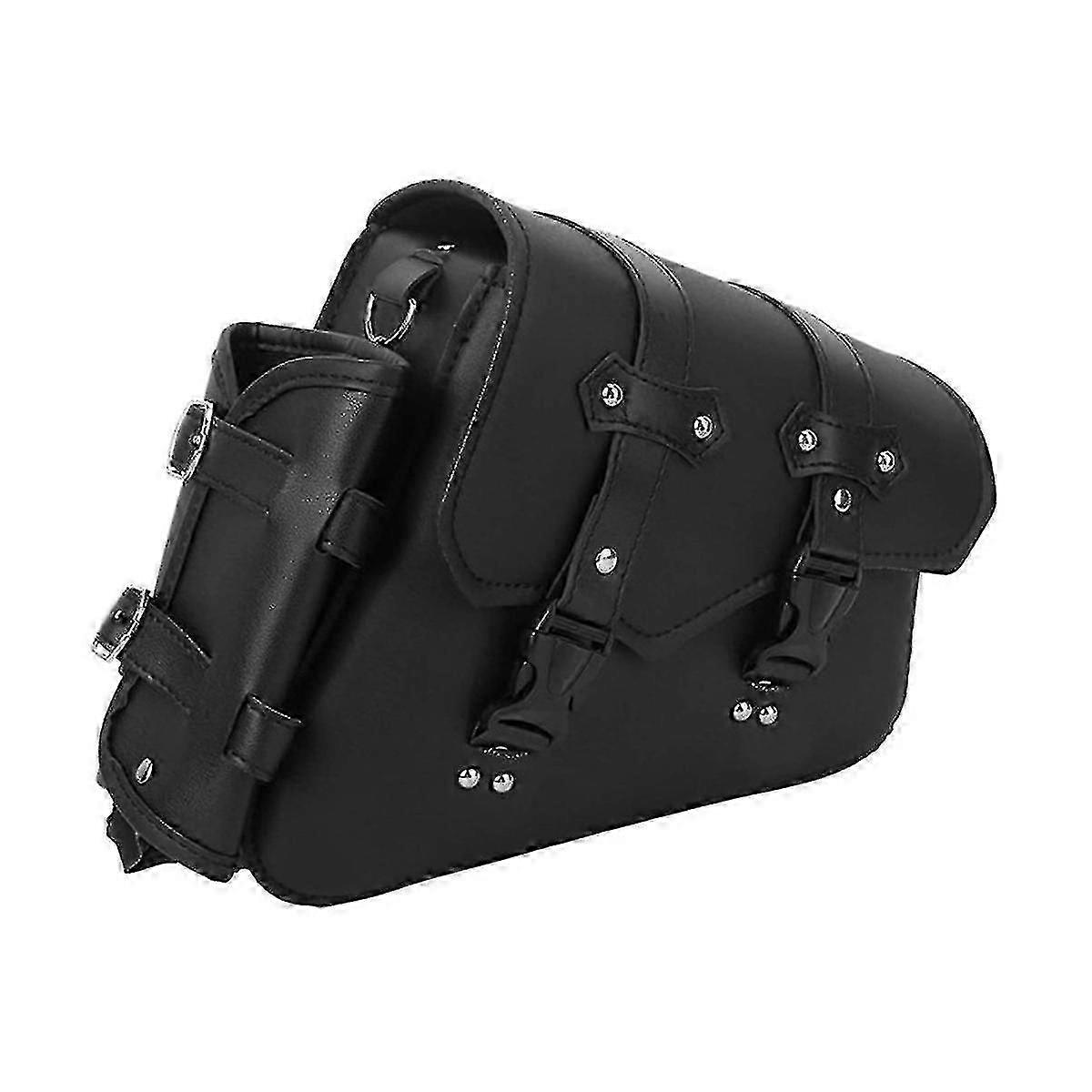 Motorcycle Saddle Bag Side Tool Bag Versatile Bicycle Accessories Black