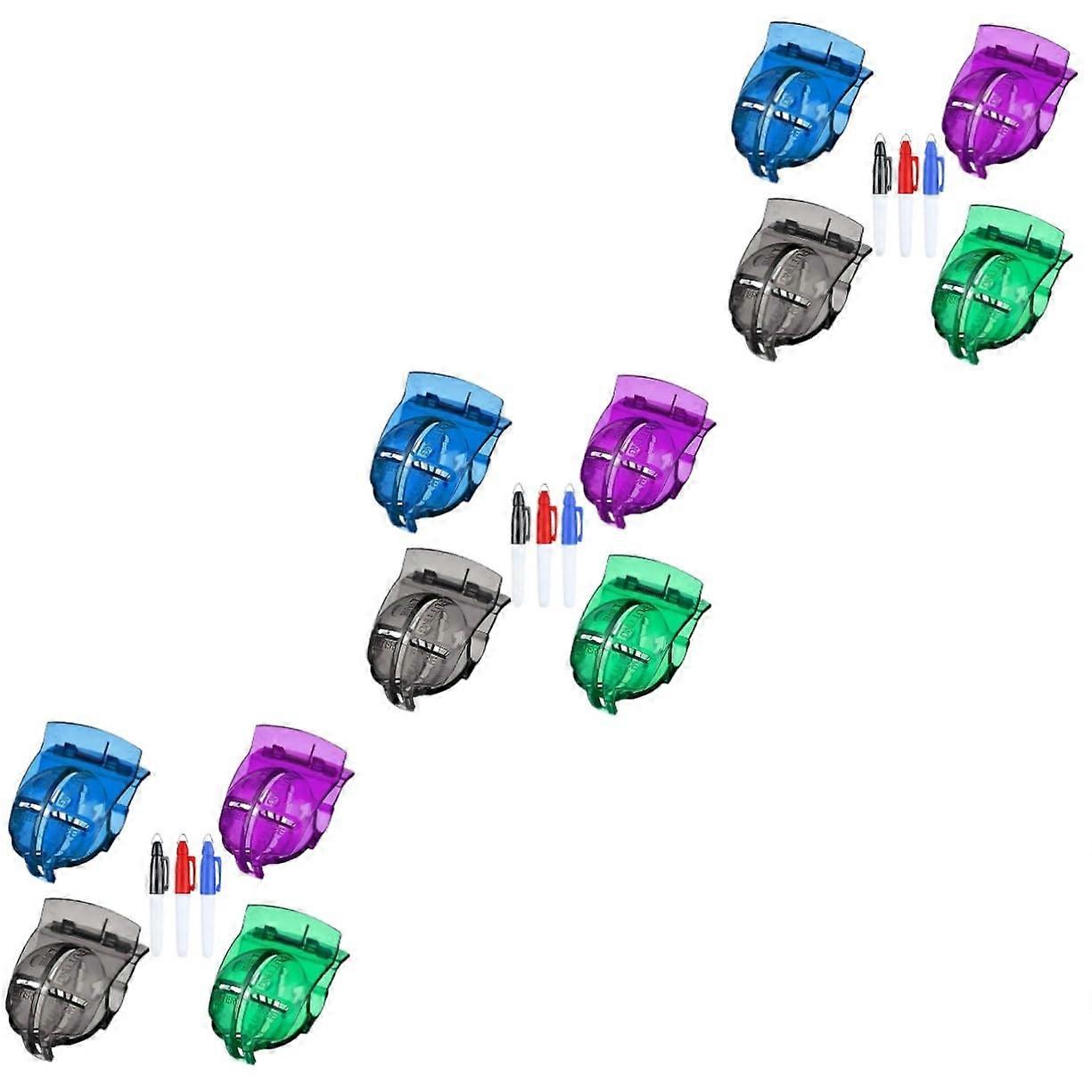 Golf marker, golf ball alignment marking tool, plastic, random color, 3