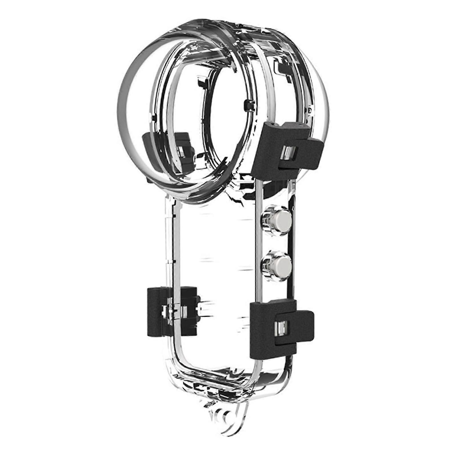 50M Invisible Dive Case Compatible with Insta360 X5, 164FT Underwater Photography Housing for Insta 360 X5 Action Camera Case with Bracket Accessories
