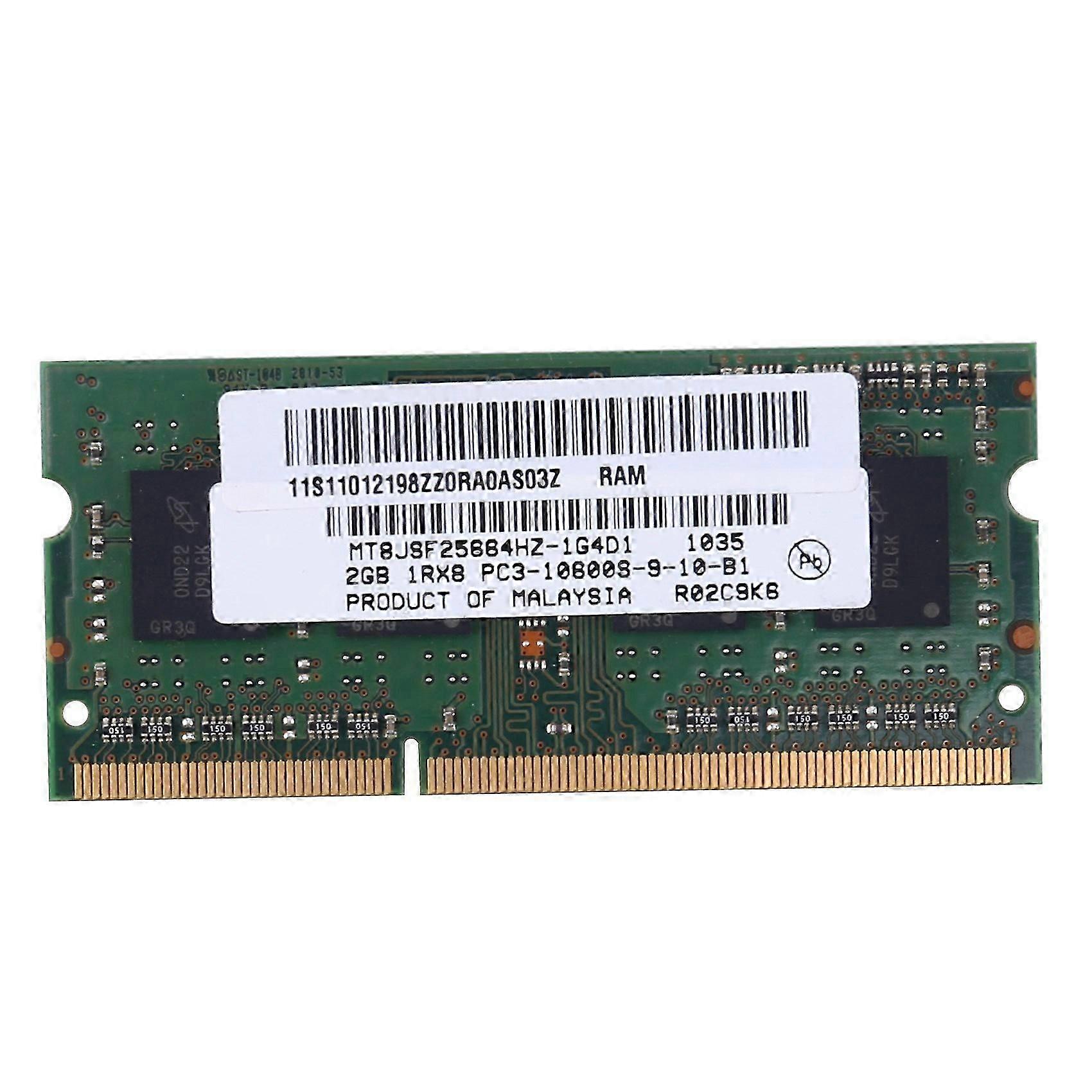DDR3 2GB Laptop Memory Ram 1RX8 PC3-10600S 1333Mhz 204Pin 1.5V High Performance Notebook RAM