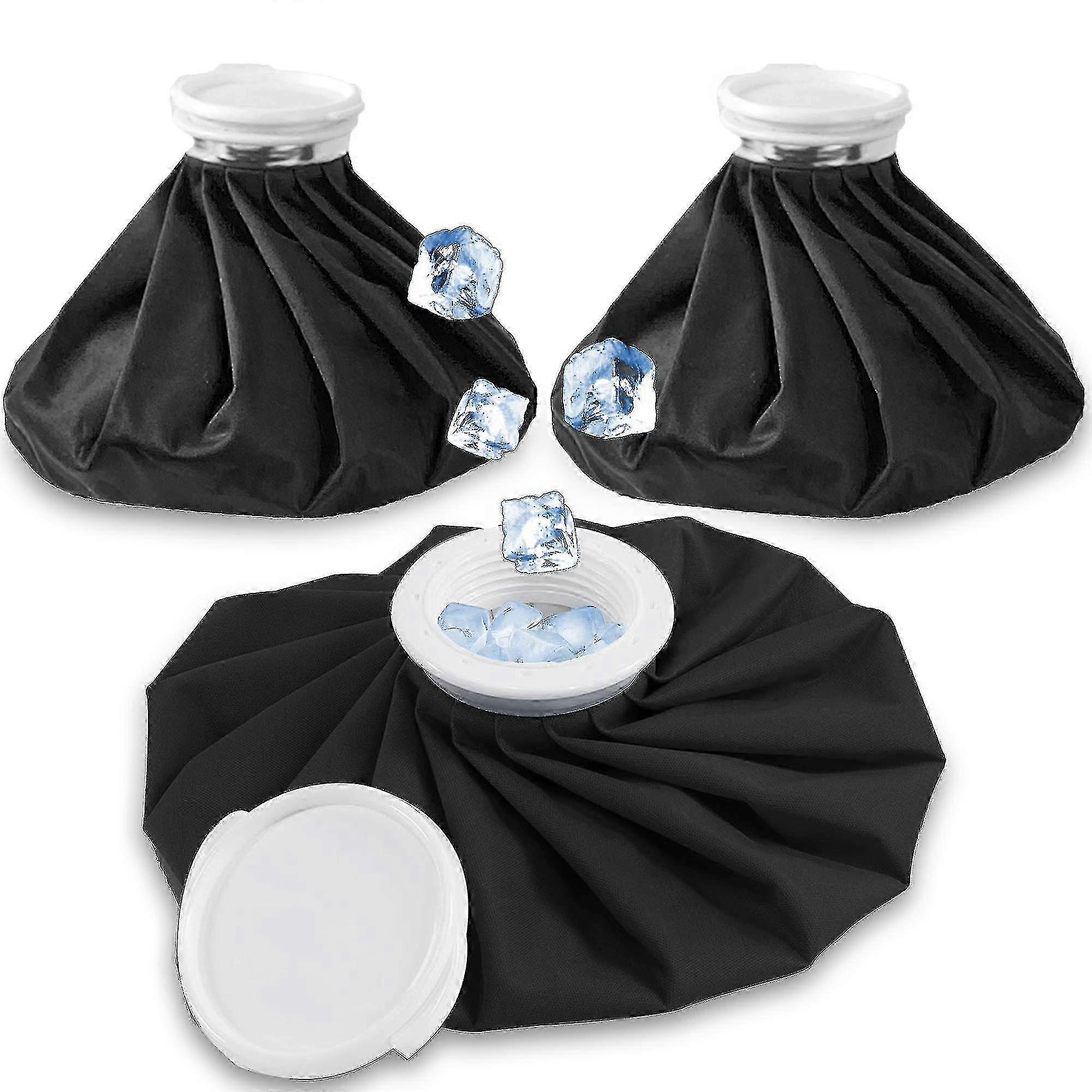 Reusable Anti-Leaking Ice Packs for Pain Relief, Set of 3, Suitable for Various Brands