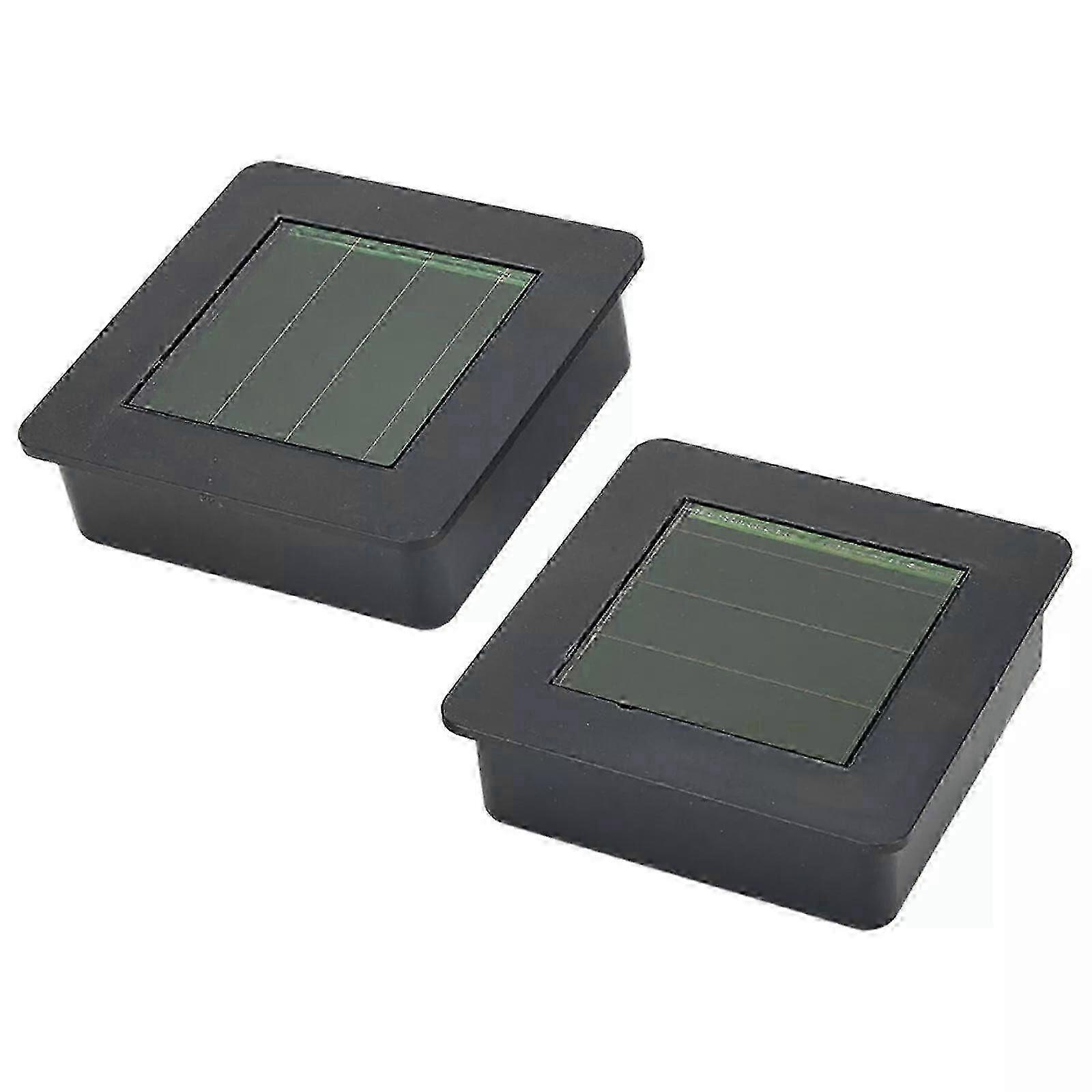 2PCS/4PCS Solar-Light Replacement Top Square Solar Panel Top Replacement -X