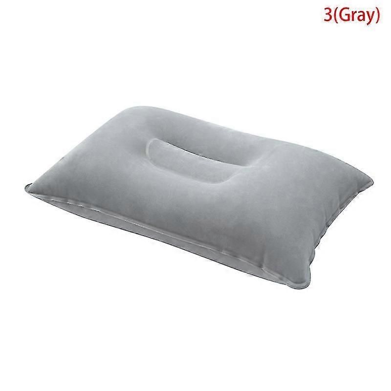 Inflatable Air Pillow Bed Sleeping Camping Pillow Pvc Nylon Neck Pillow