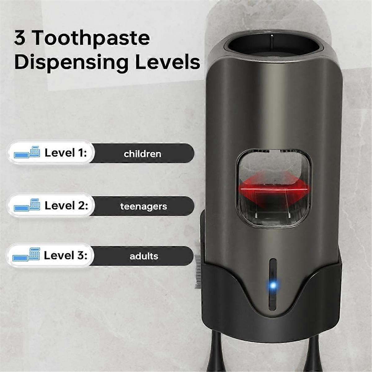 Toothpaste Squeezer Automatic Toothpaste Dispenser for Kids,A