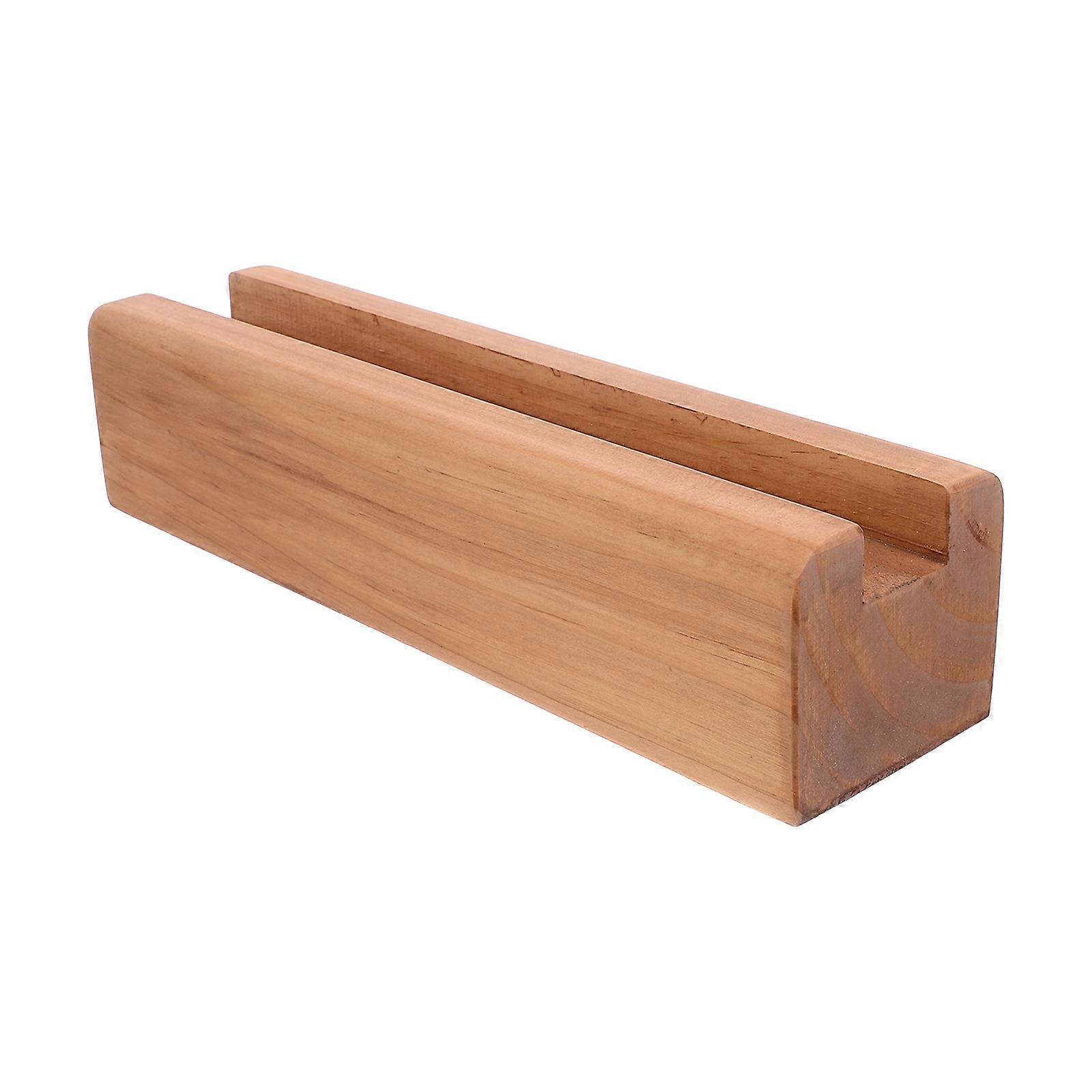 Mirror Riser Stand Solid Wood Material Prevent Tilting Minimalist Style 1Pcs