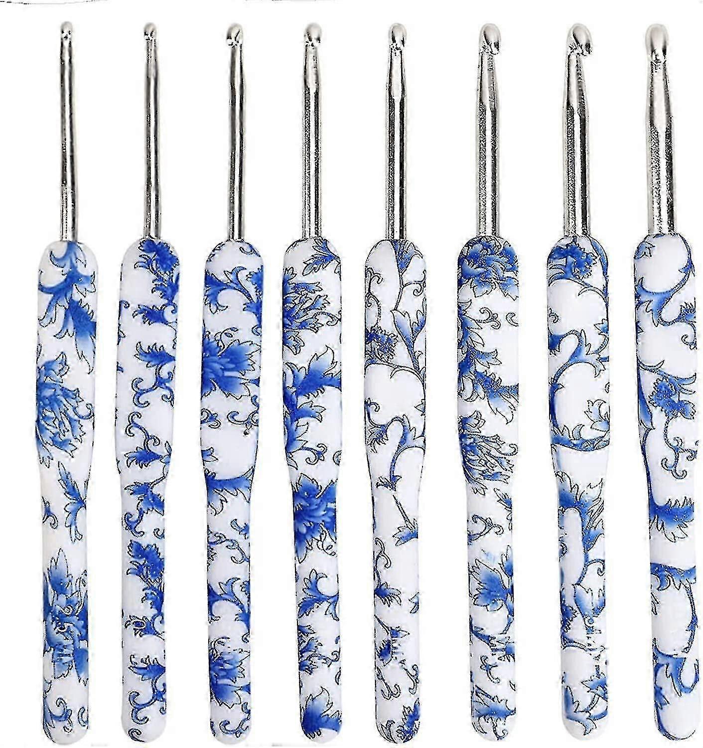 2025 Latest Model Crochet Hooks Set Arthritis Plastic Handles, Pretty Patterned