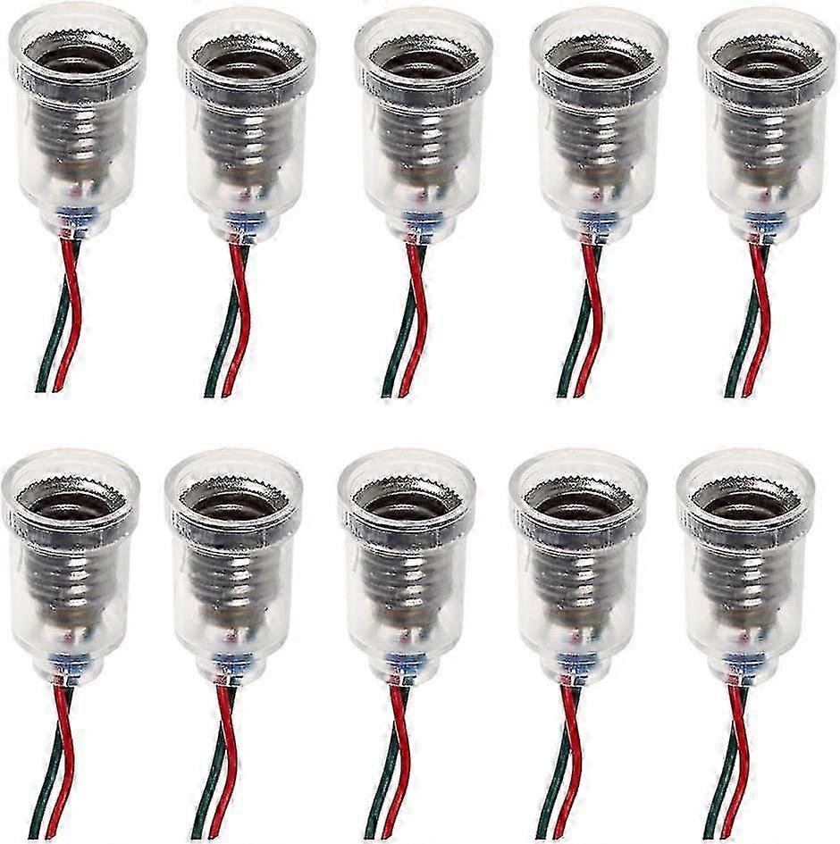 Suporte LED para lâmpadas E10 com ligação a fio