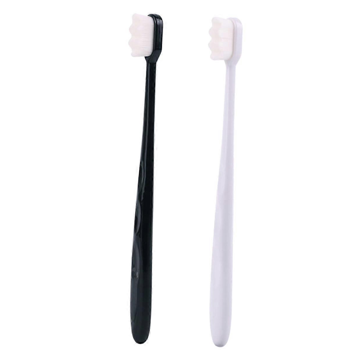 Pack of 2 toothbrushes with plastic handle Schooter Hiob Sodela, for camping, home, travel