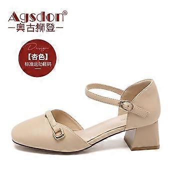 De sandalen met hoge hakken in Auguston-stijl voor dames in de zomer hebben een sprookjesachtige mode en zijn nu in de mode