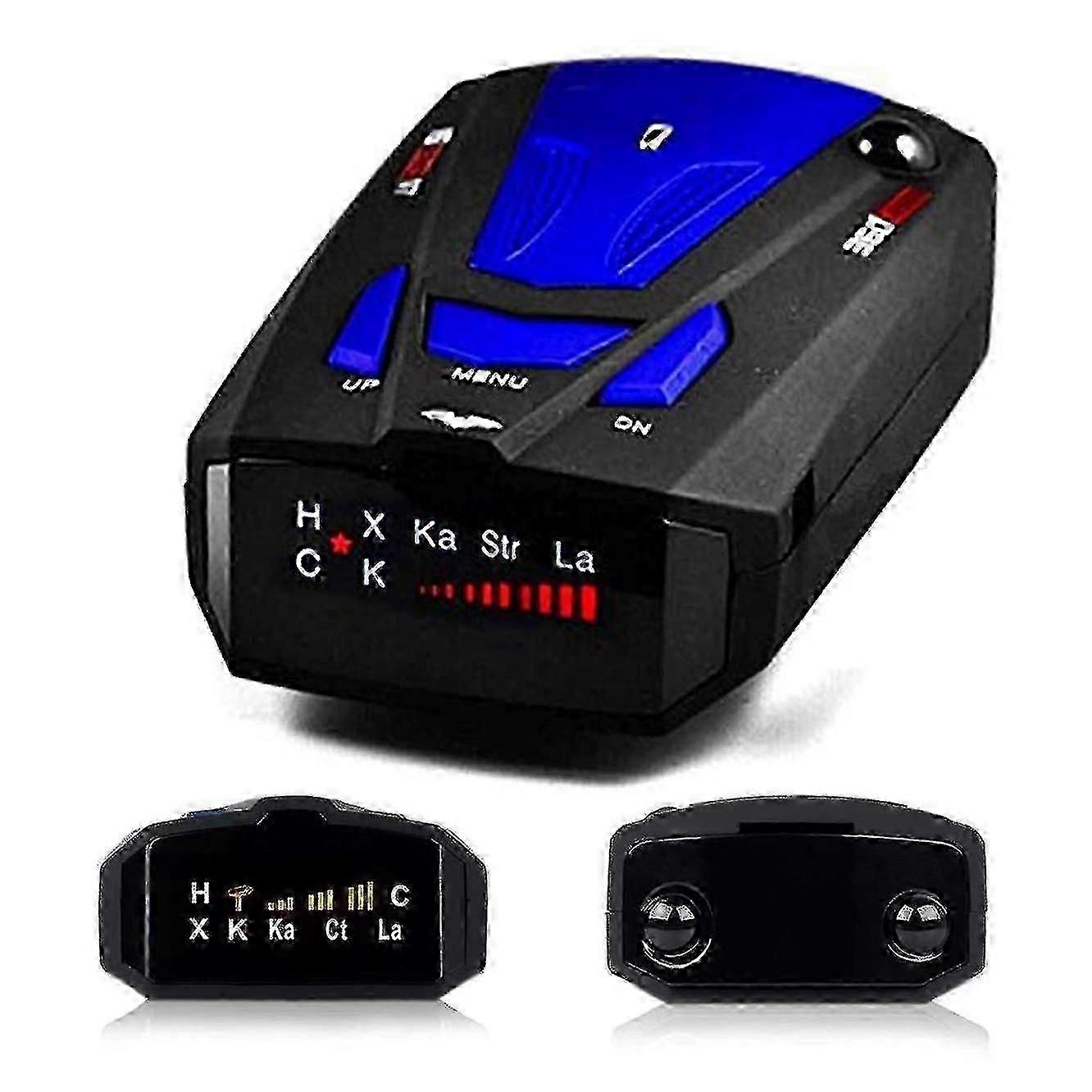 360 Degree Detection Radar Detector for Cars with LED Display, Voice Alert, and Speed Modes