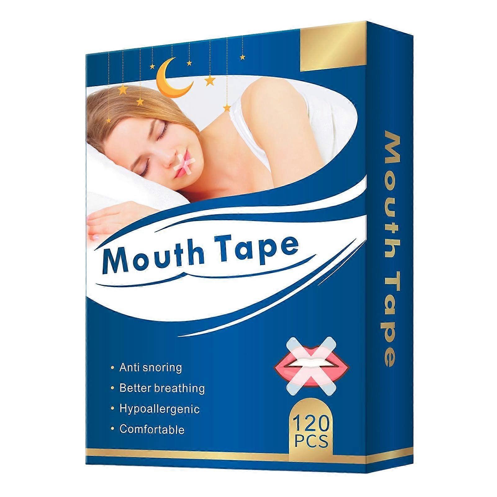 Snoring Stop Strips  Gentle Mouth Band for Better Nose Breathing, Improved Sleep