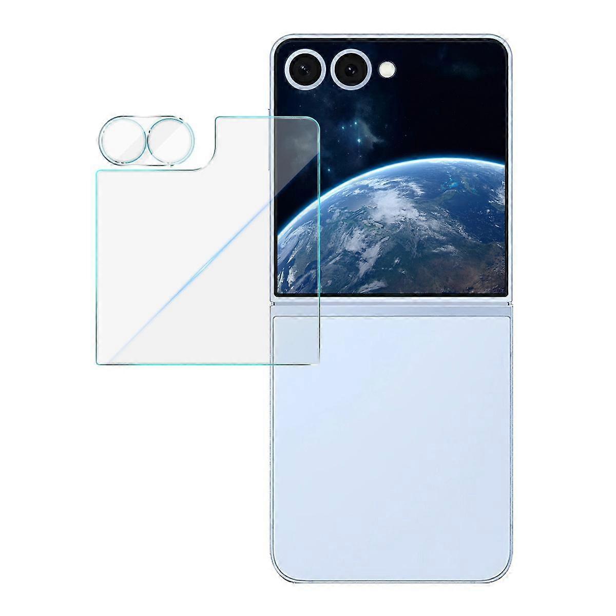 1セットimakレンズフィルム+サムスンギャラクシーZ Flip7 5G用ガラスリアスクリーンステッカー