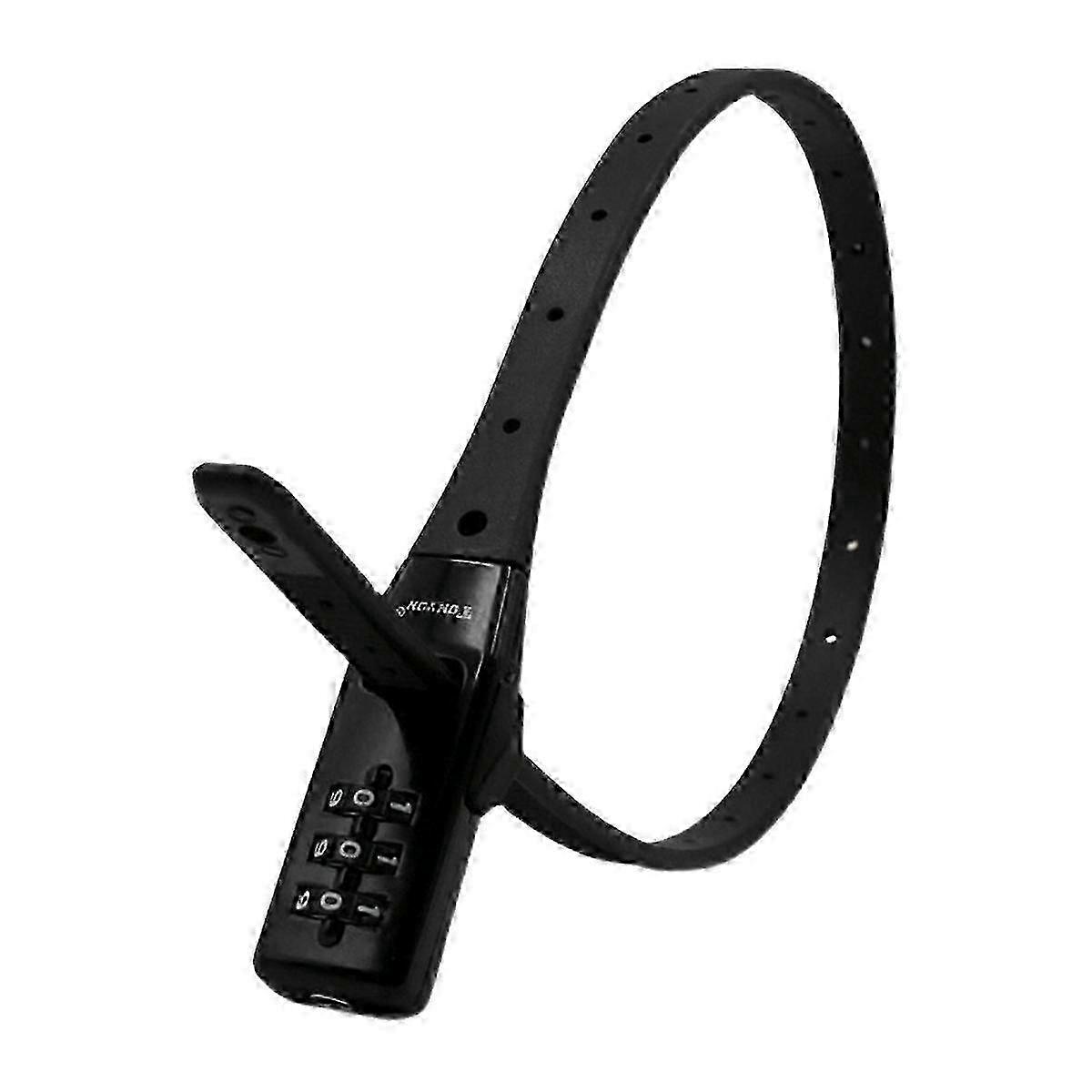 3-Digit Adjustable Cable Lock Zip Tie Lock, Suitable for Bike Rack, Motorcycle Helmet, Skateboard, Skis