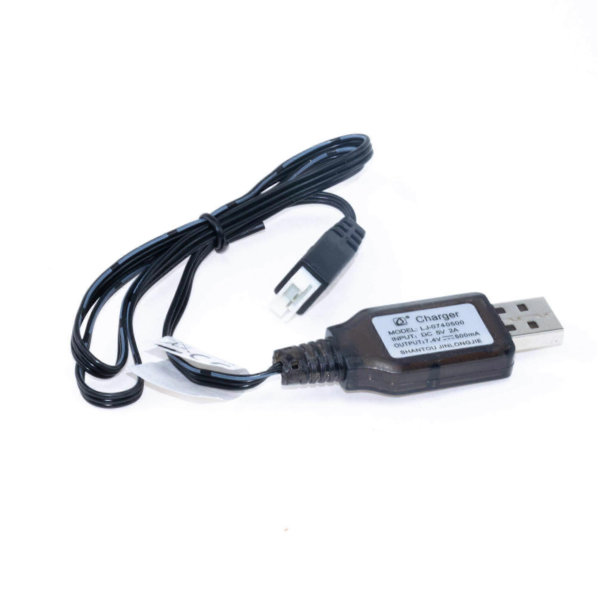 USB Charging Cable Charger 7.4V Volt 0.8A for 2S 7.4V LiPo Battery RC Quadcopter FPV Drone