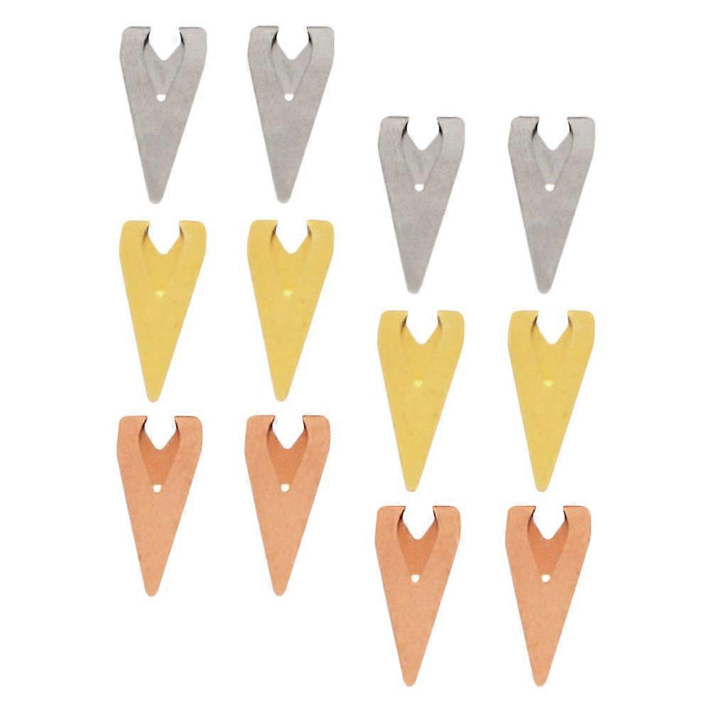 Stainless Steel Book Clips with Assorted Colors for Books and Notebooks 12 Pieces Lightweight and